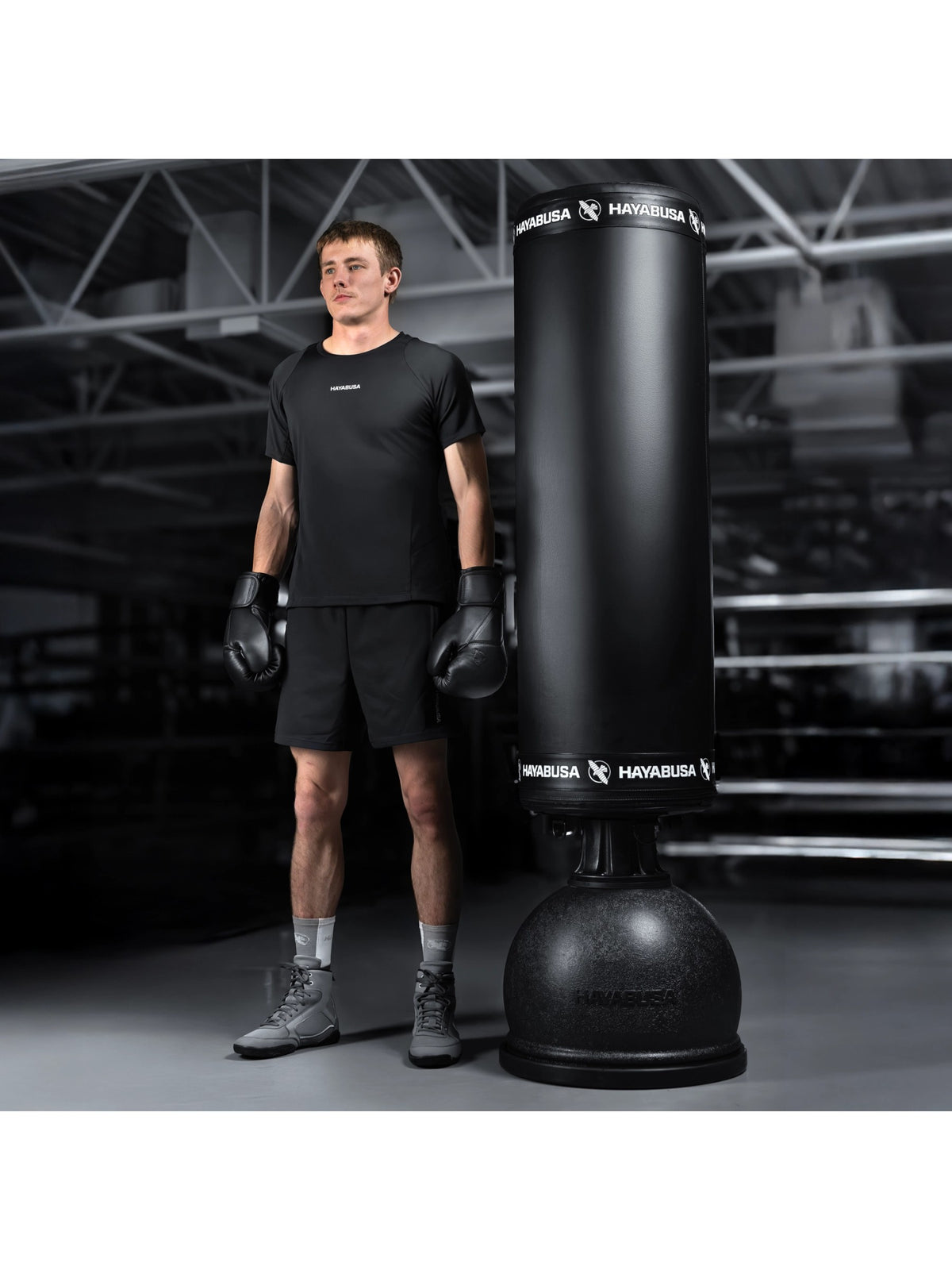Hayabusa Quick Swap Freestanding Heavy Bag Top, black, image 4
