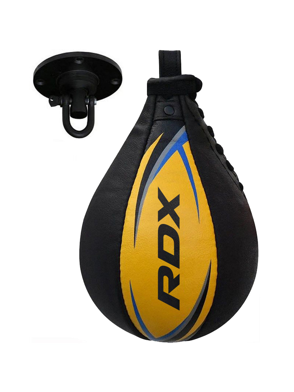 RDX 2Y Boxing Speed Bag - Yellow Leather