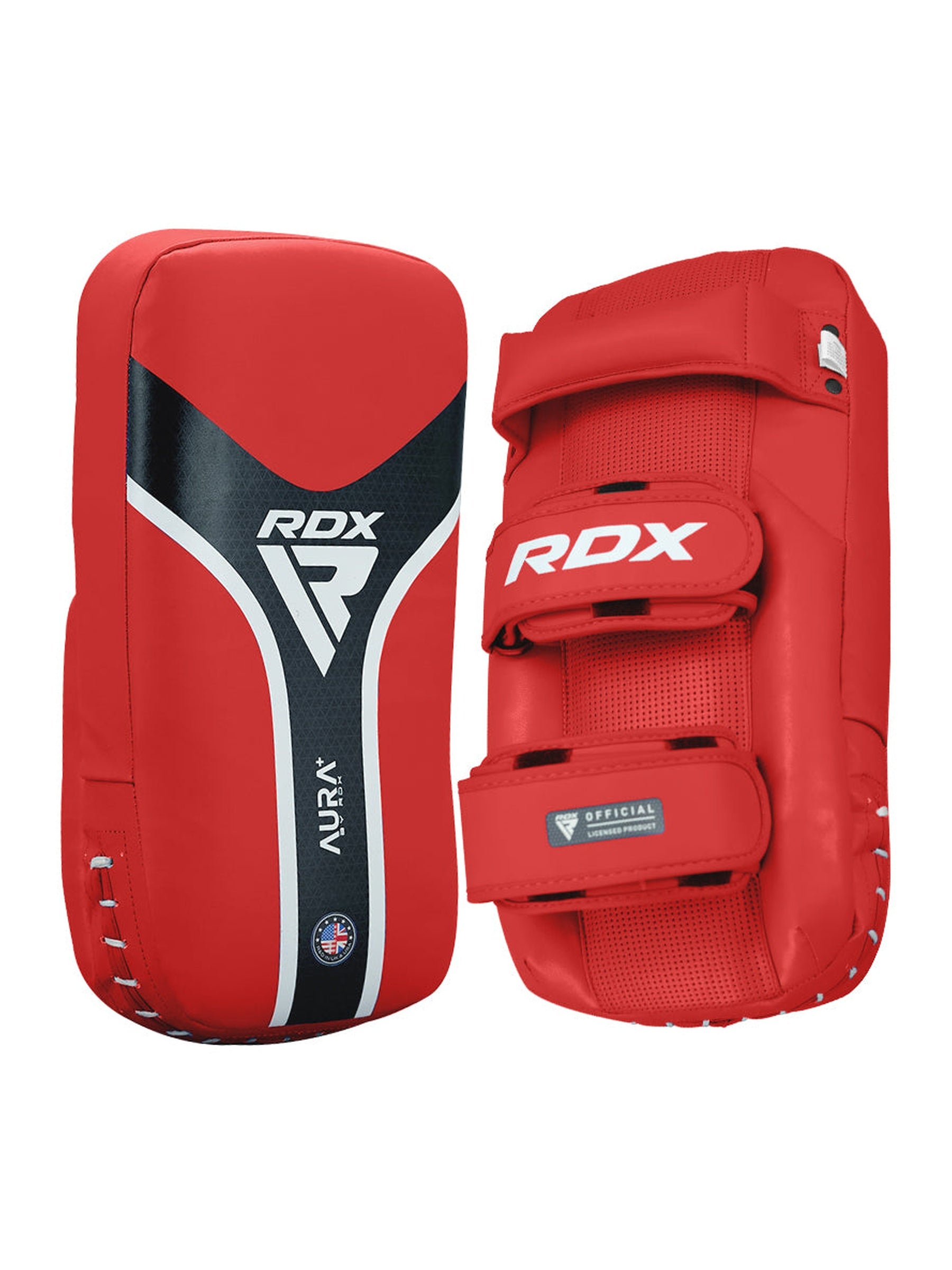 RDX Aura Plus T-17 Thai Pad Arm Guard Boxing MMA - front view