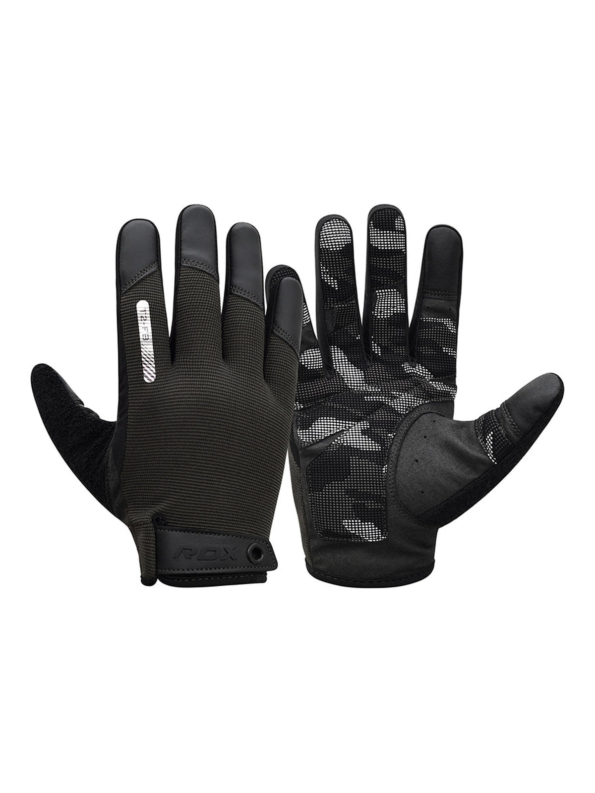 RDX T2 Touch Screen Friendly Full Finger Gym Gloves – back view