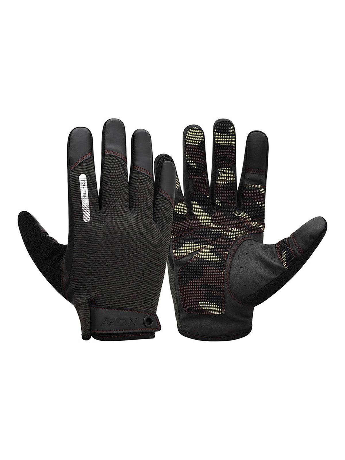 RDX T2 Touch Screen Friendly Full Finger Gym Gloves – lifestyle training view
