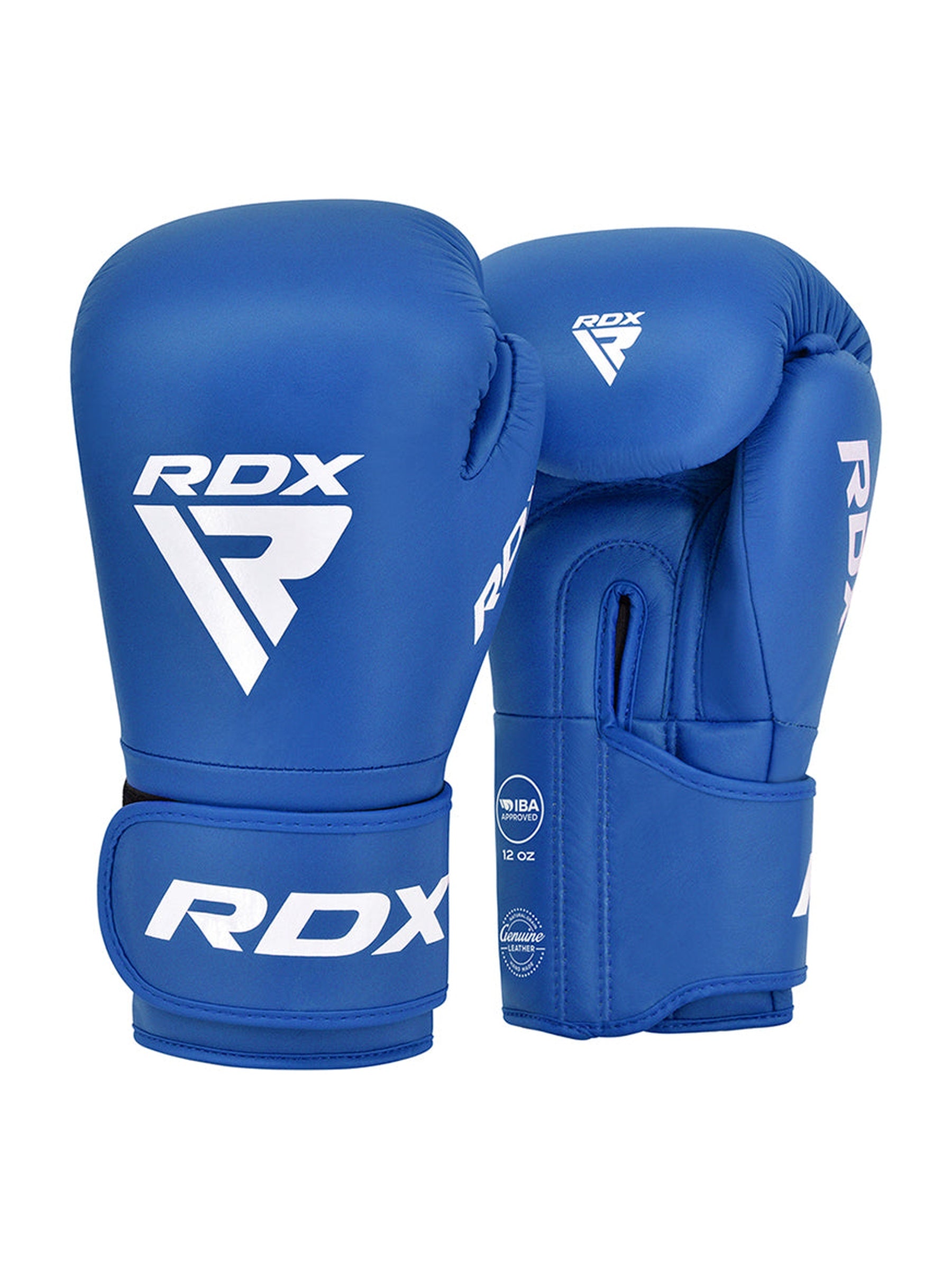RDX IBA Boxing Gloves – Blue – front view
