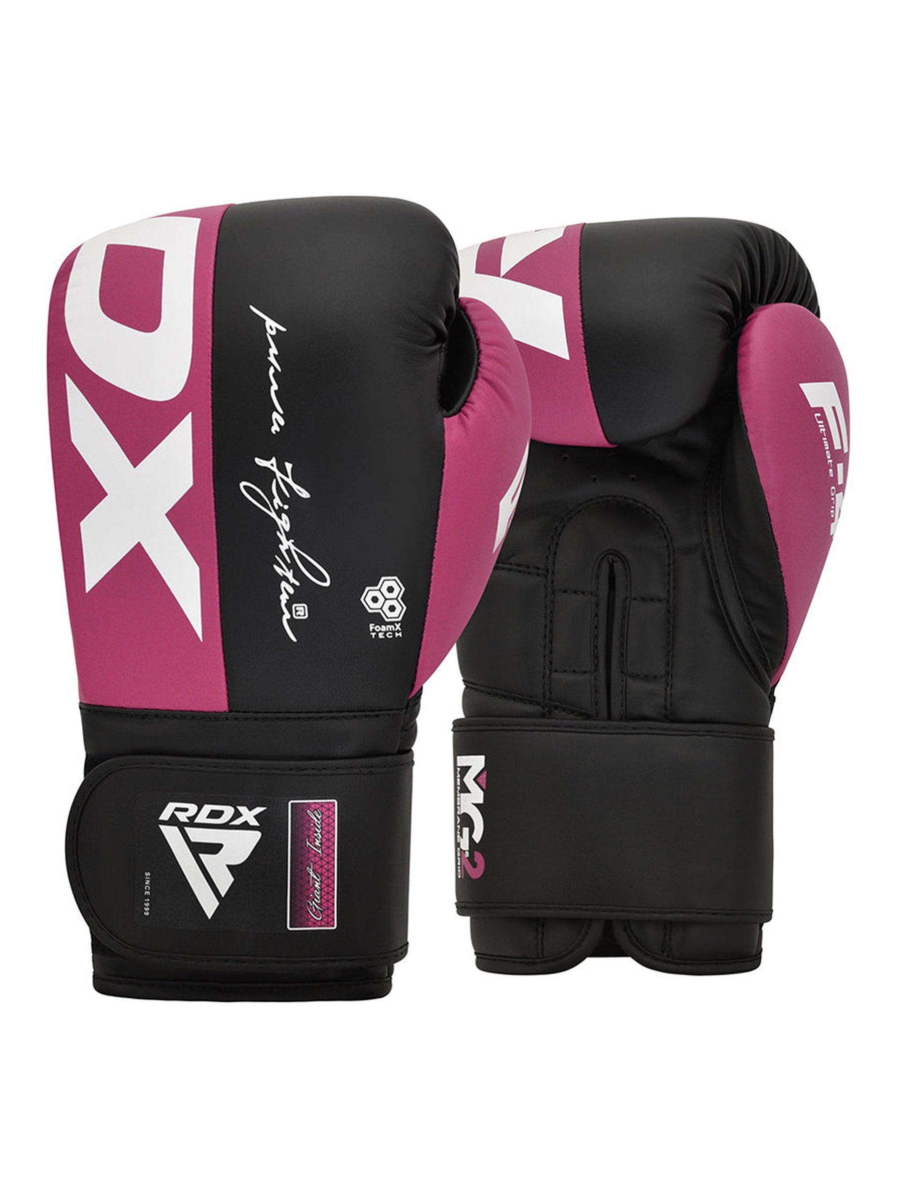 RDX F6 KARA Bag Gloves 4oz – Maya Hide Boxing Bag Mitts | Black, White, Gold, Red, Pink