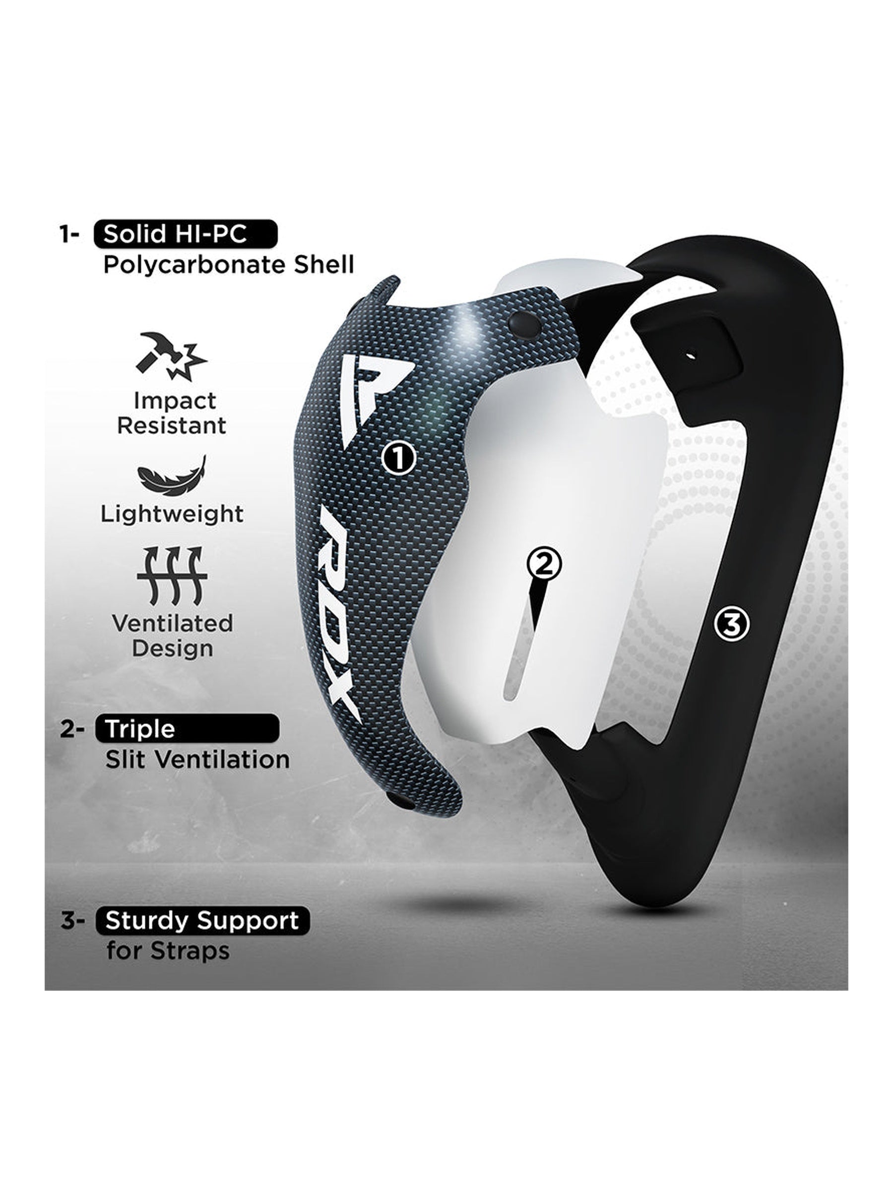 RDX 1N Gel Groin Protection Cup – size reference