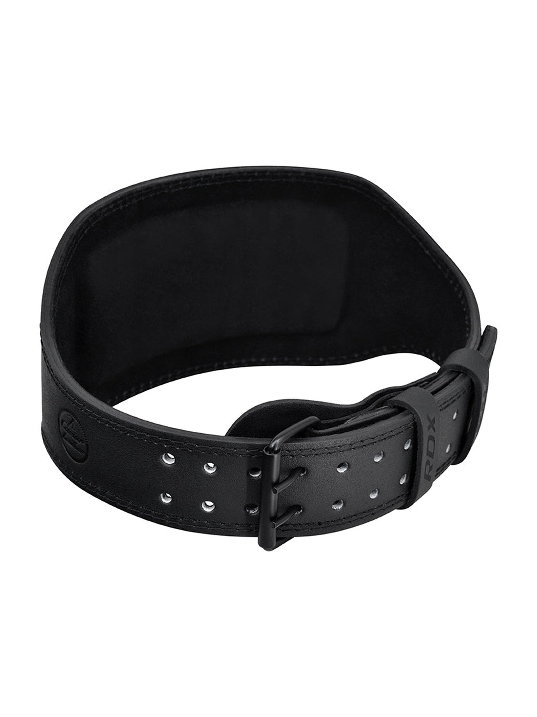 RDX 6 Inch Leather Gym Belt – Wide Back Support Weightlifting Belt | S–3XL