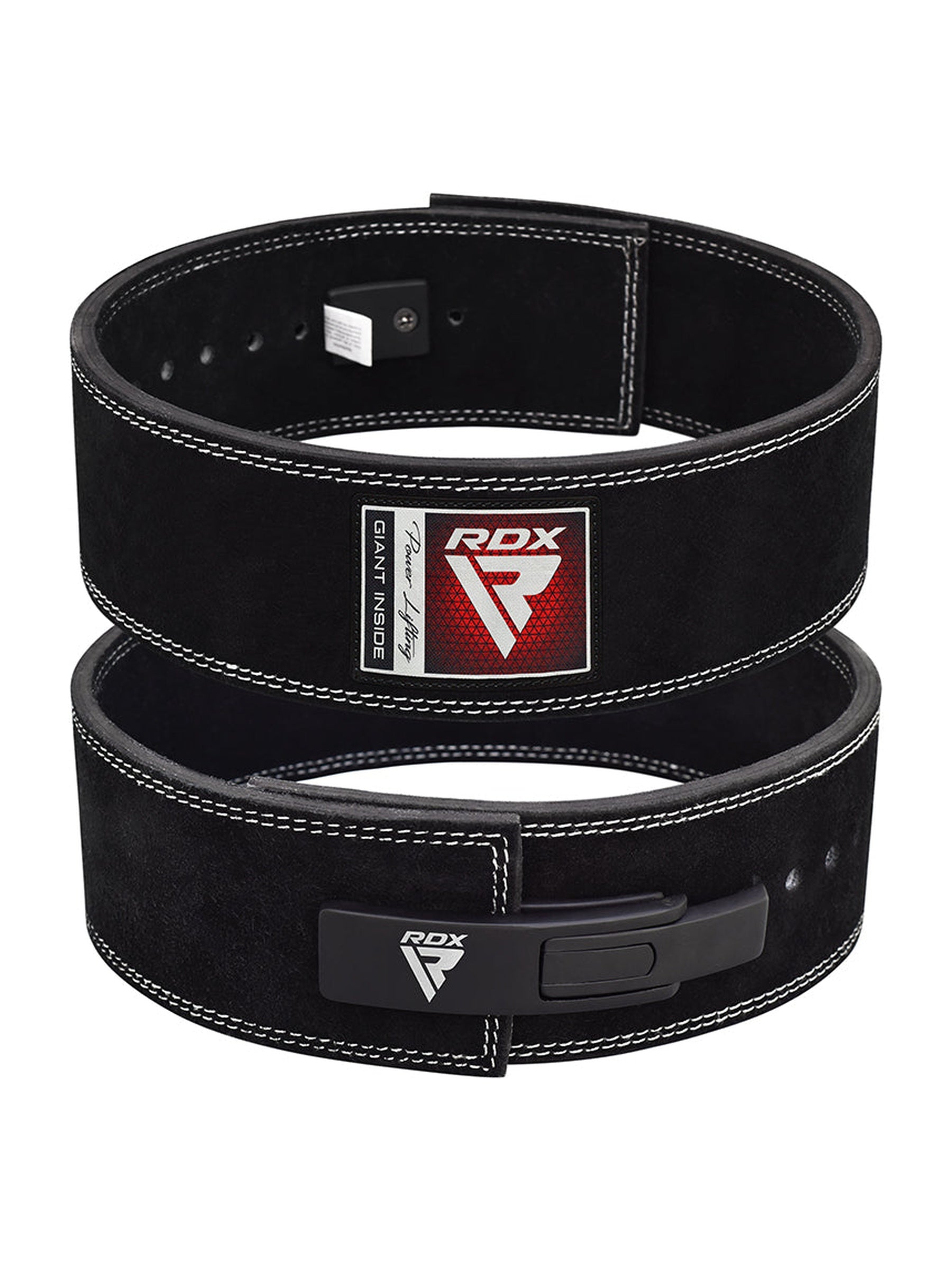 RDX 4 Inch IPL/USPA Approved Powerlifting Leather Gym Belt – Nubuck Lever Belt | S–XL