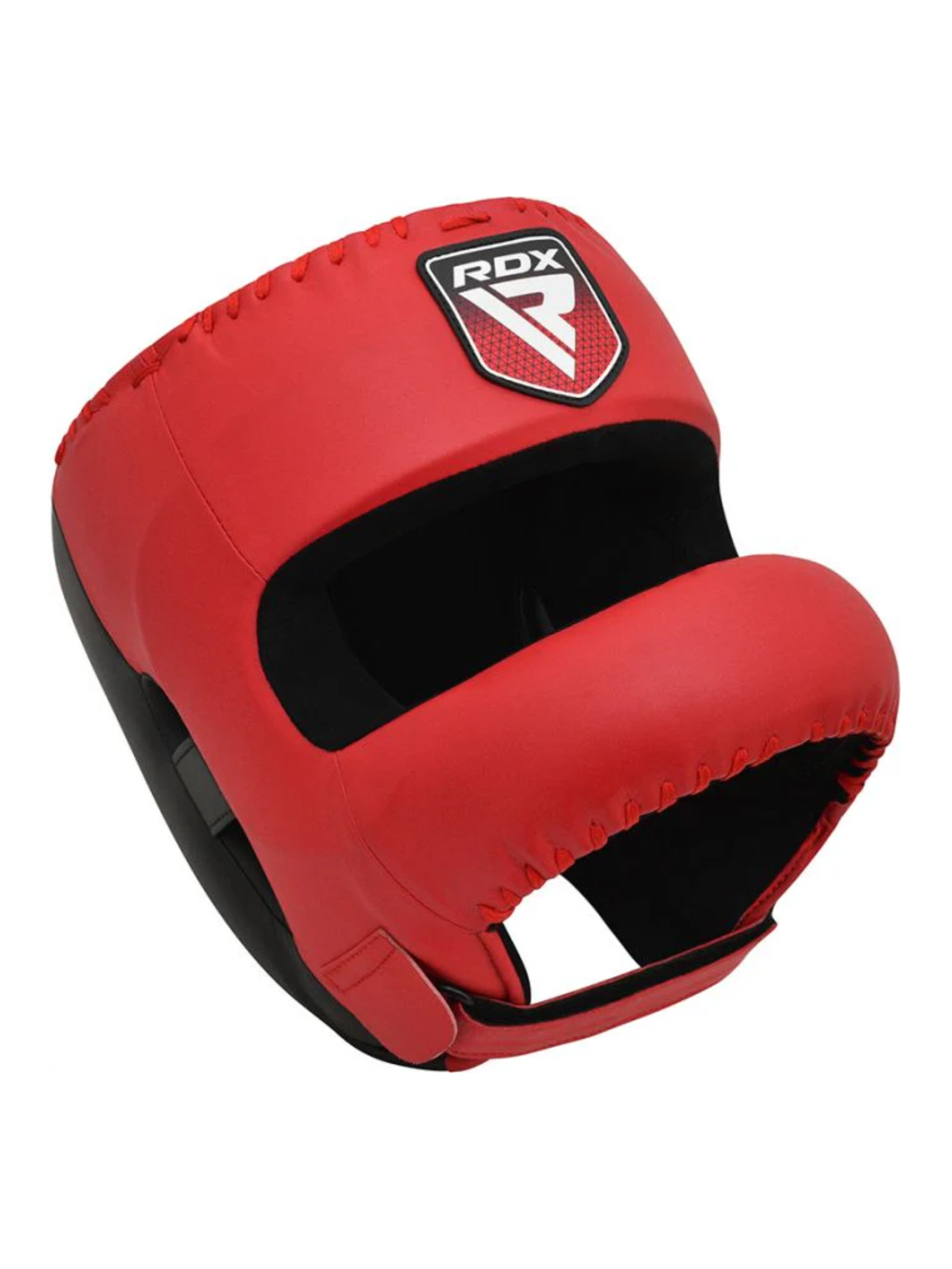RDX APEX Head Guard Nose Protection Red Blue - detail view