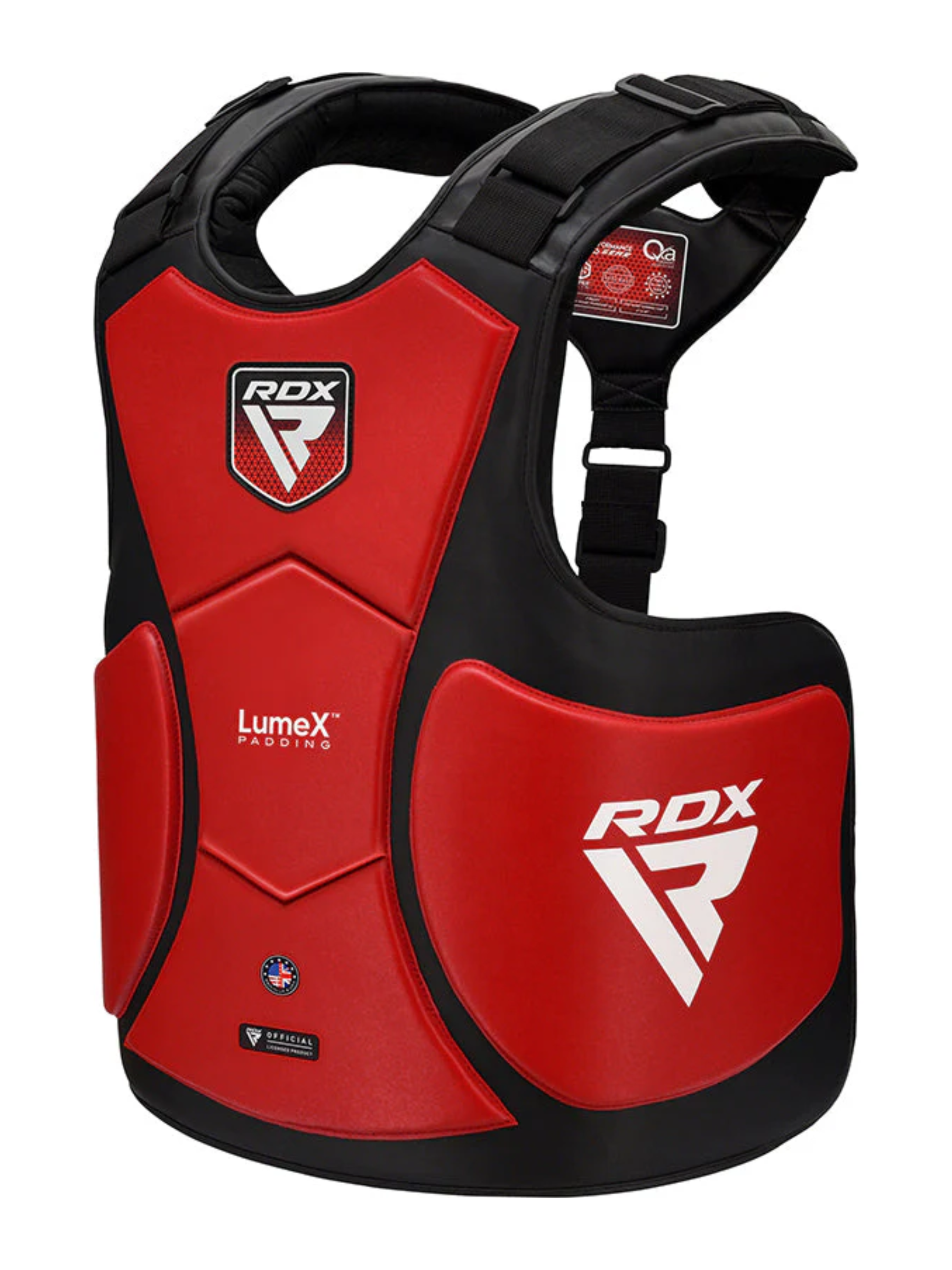 RDX APEX Coach Body Protector – strap and closure detail