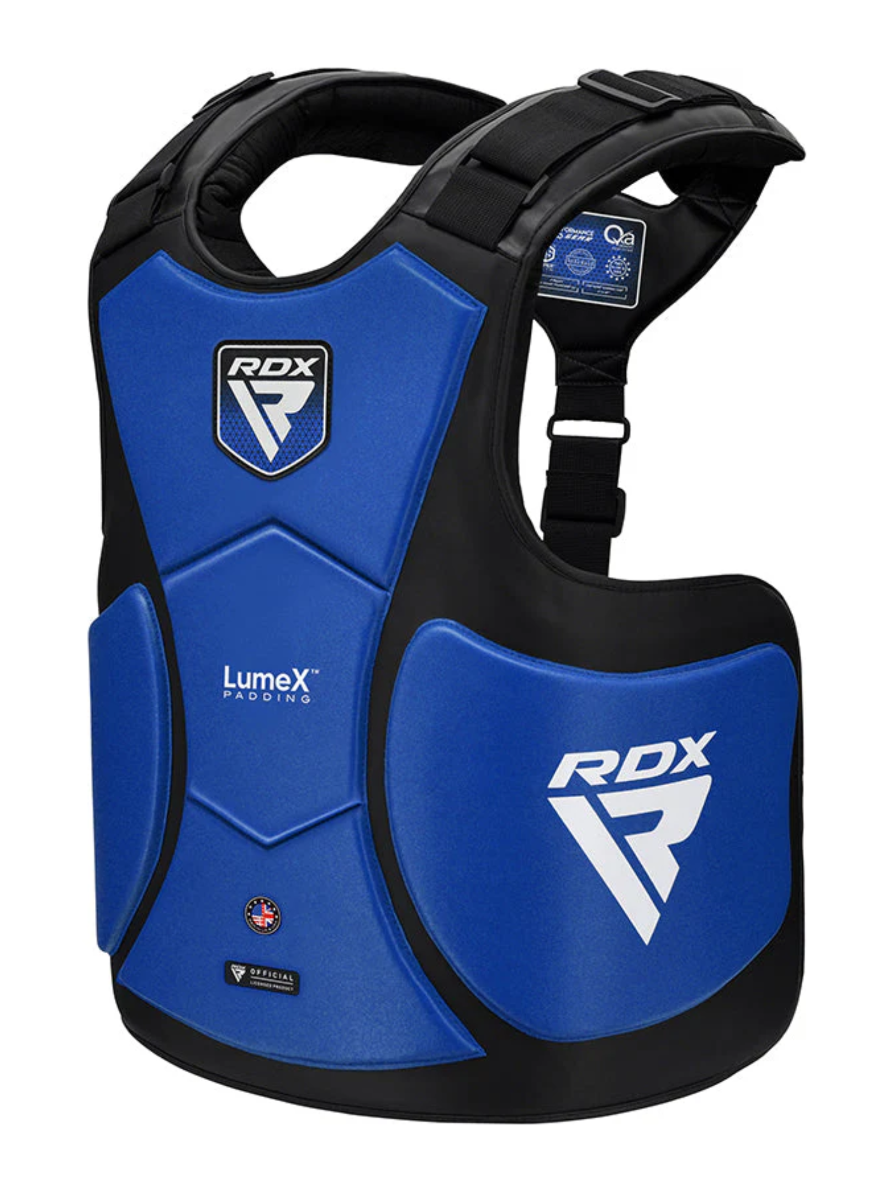 RDX APEX Coach Body Protector – Pro Training Chest Guard | Red & Blue