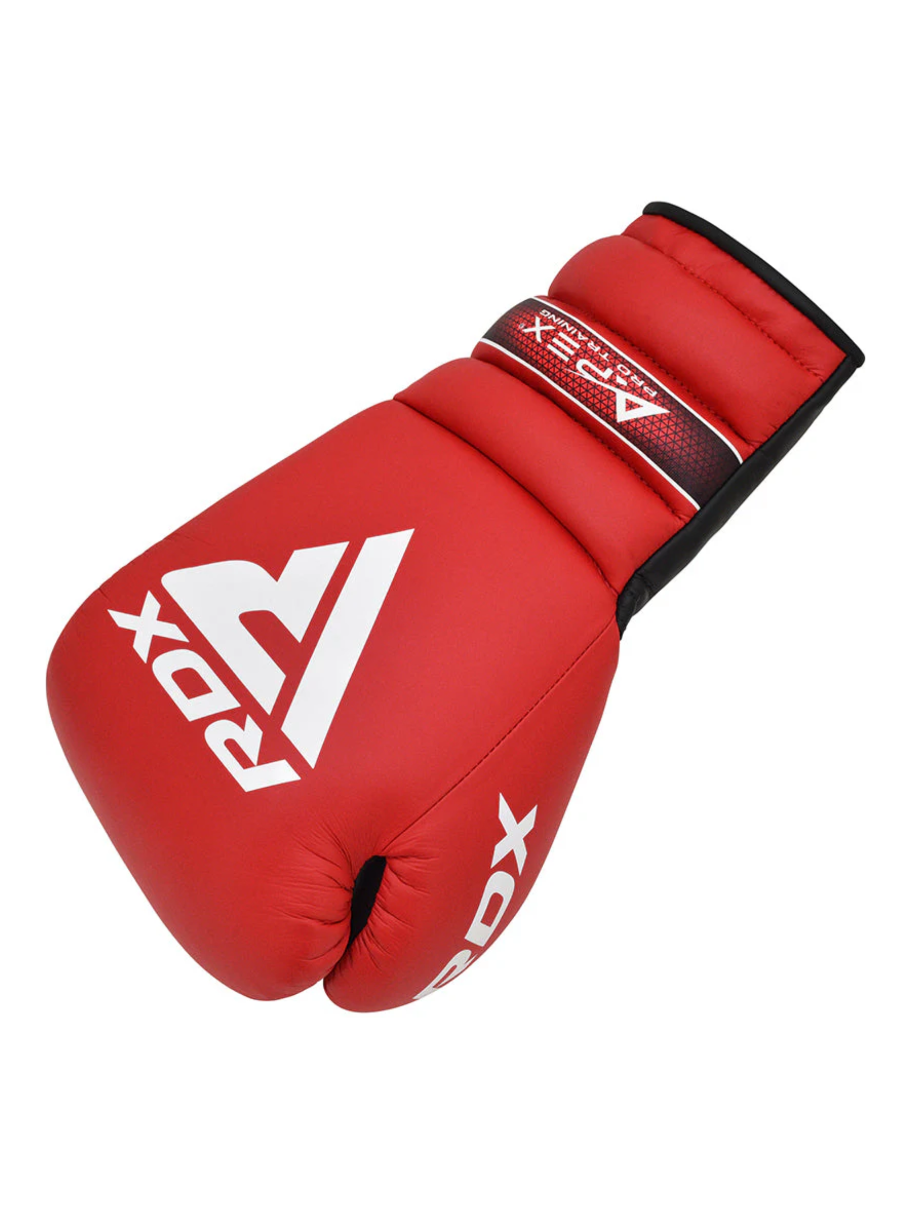 RDX APEX Lace Up Sparring Gloves Red Blue - side view