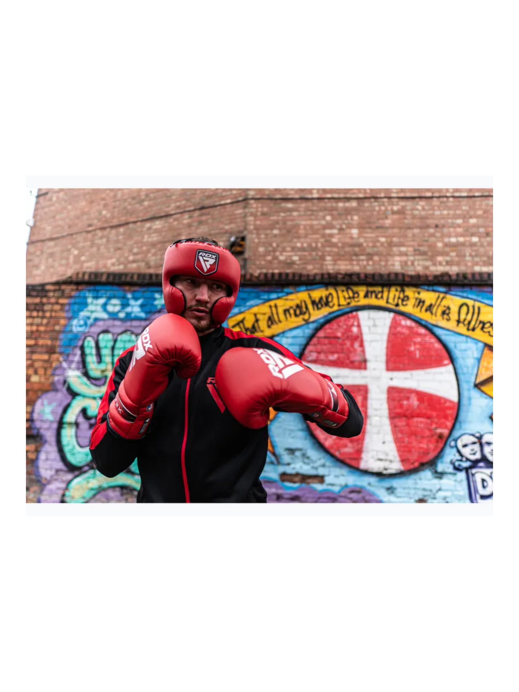 RDX APEX Lace Up Sparring Gloves – lacing detail