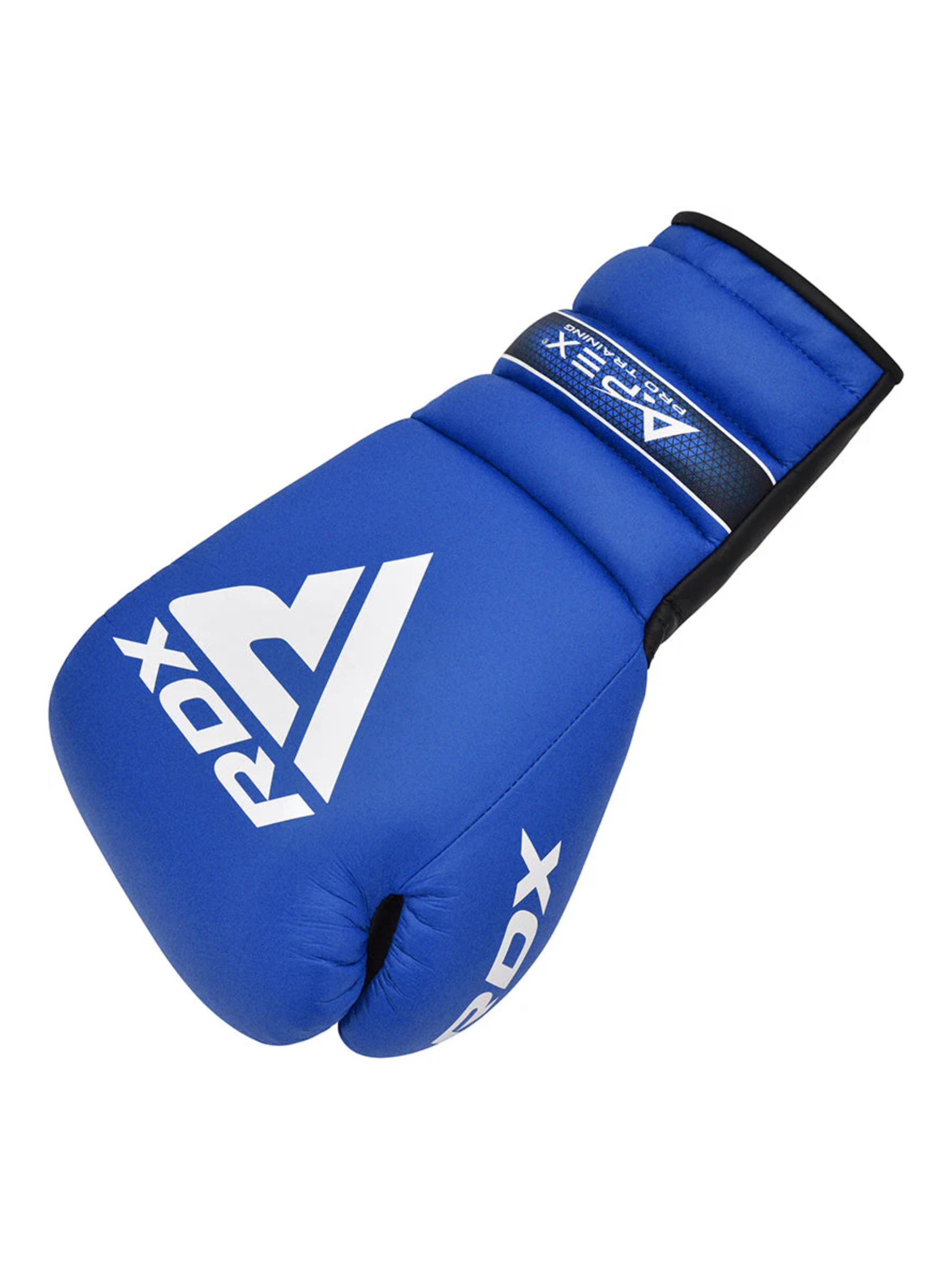 RDX APEX Lace Up Training/Sparring Boxing Gloves – Pro Training Gloves | Red & Blue | 10–16 oz