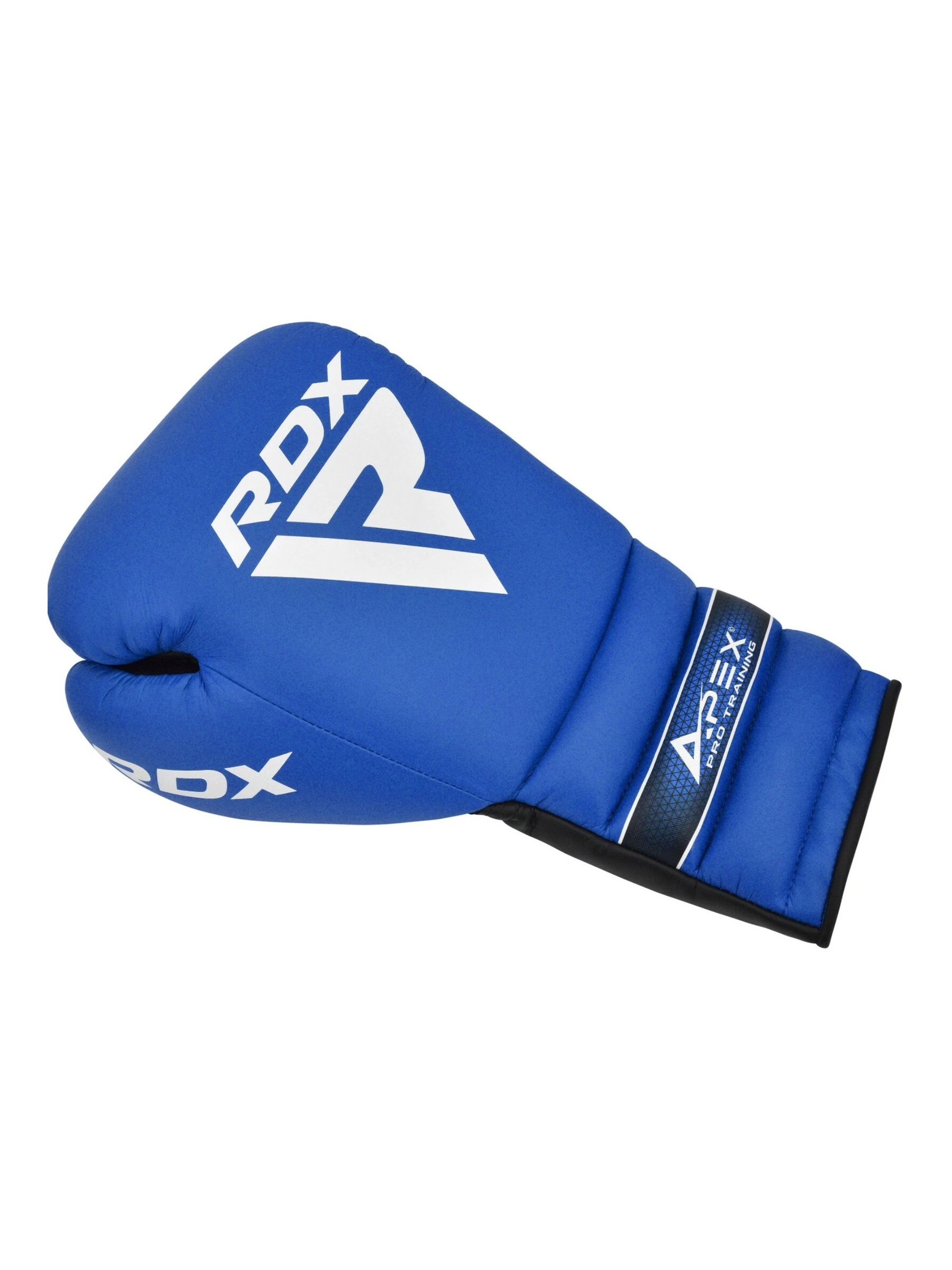 RDX APEX Lace Up Training/Sparring Boxing Gloves – Pro Training Gloves | Red & Blue | 10–16 oz