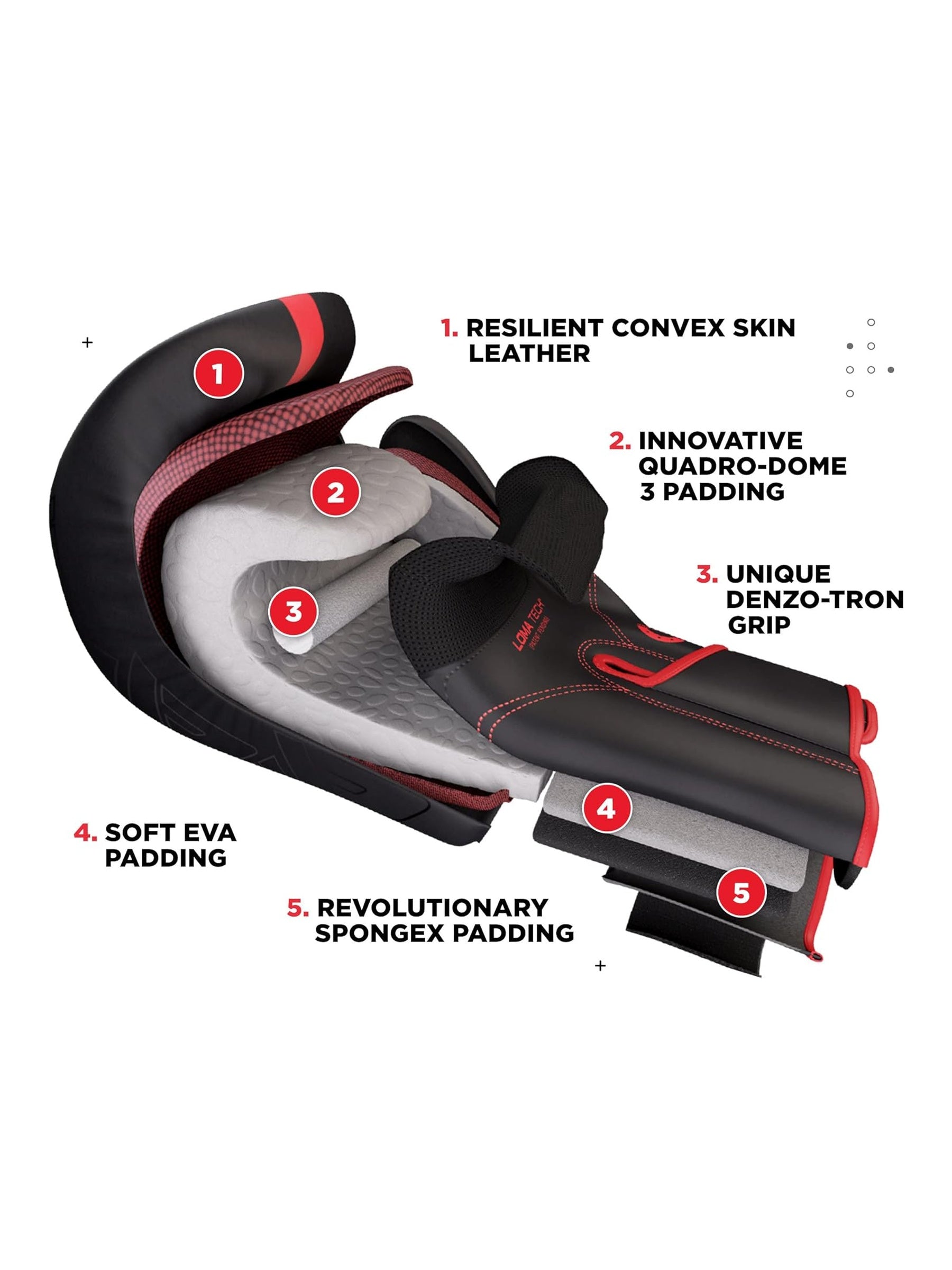 RDX F6 Kara Pro Boxing Training Gloves – side view