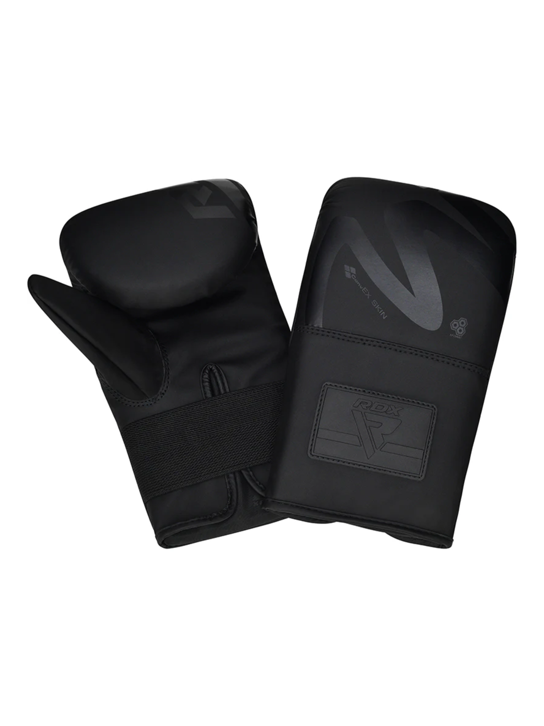 RDX F15 Noir Training Bag Gloves Black - detail view