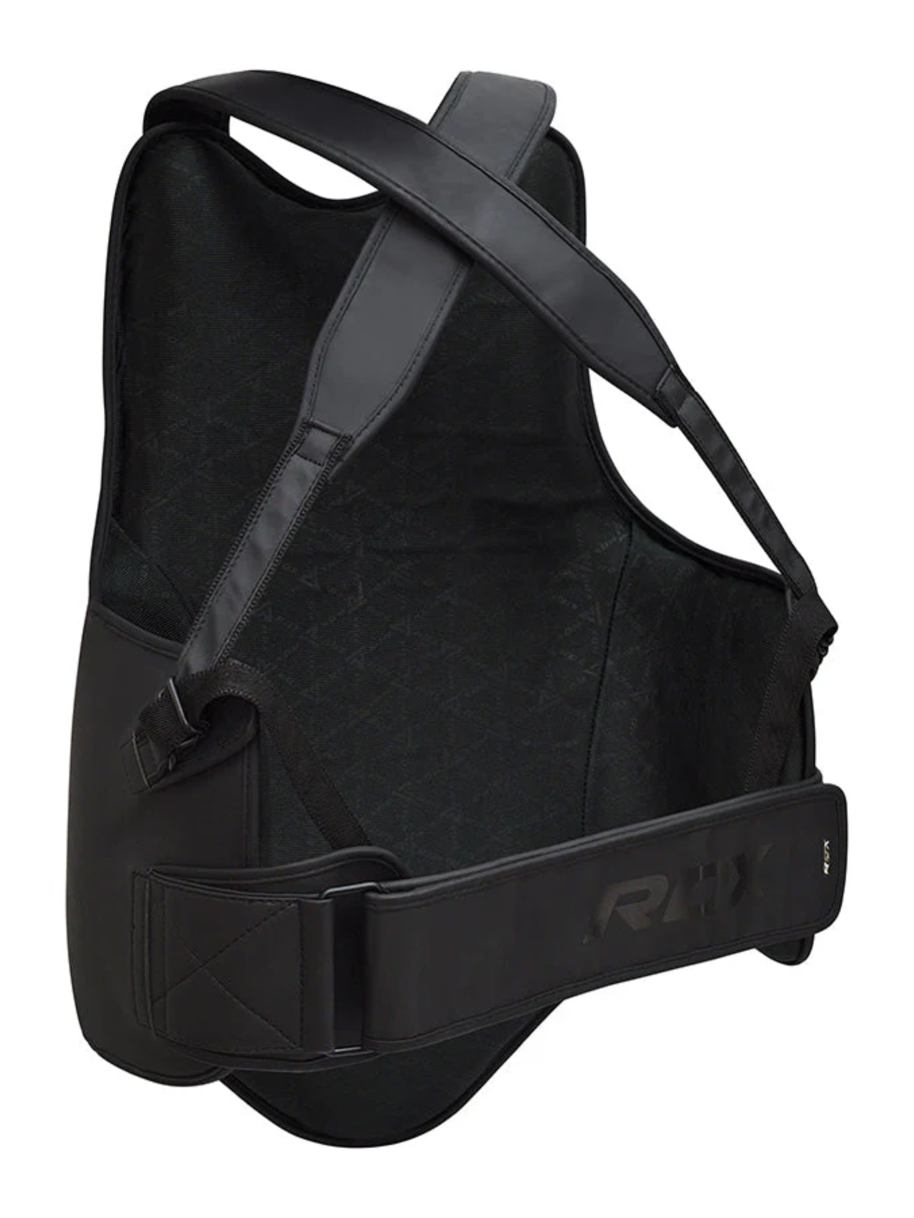 RDX T15 Noir Body Protector – ConvEX Skin MMA Coach Chest Guard | Black