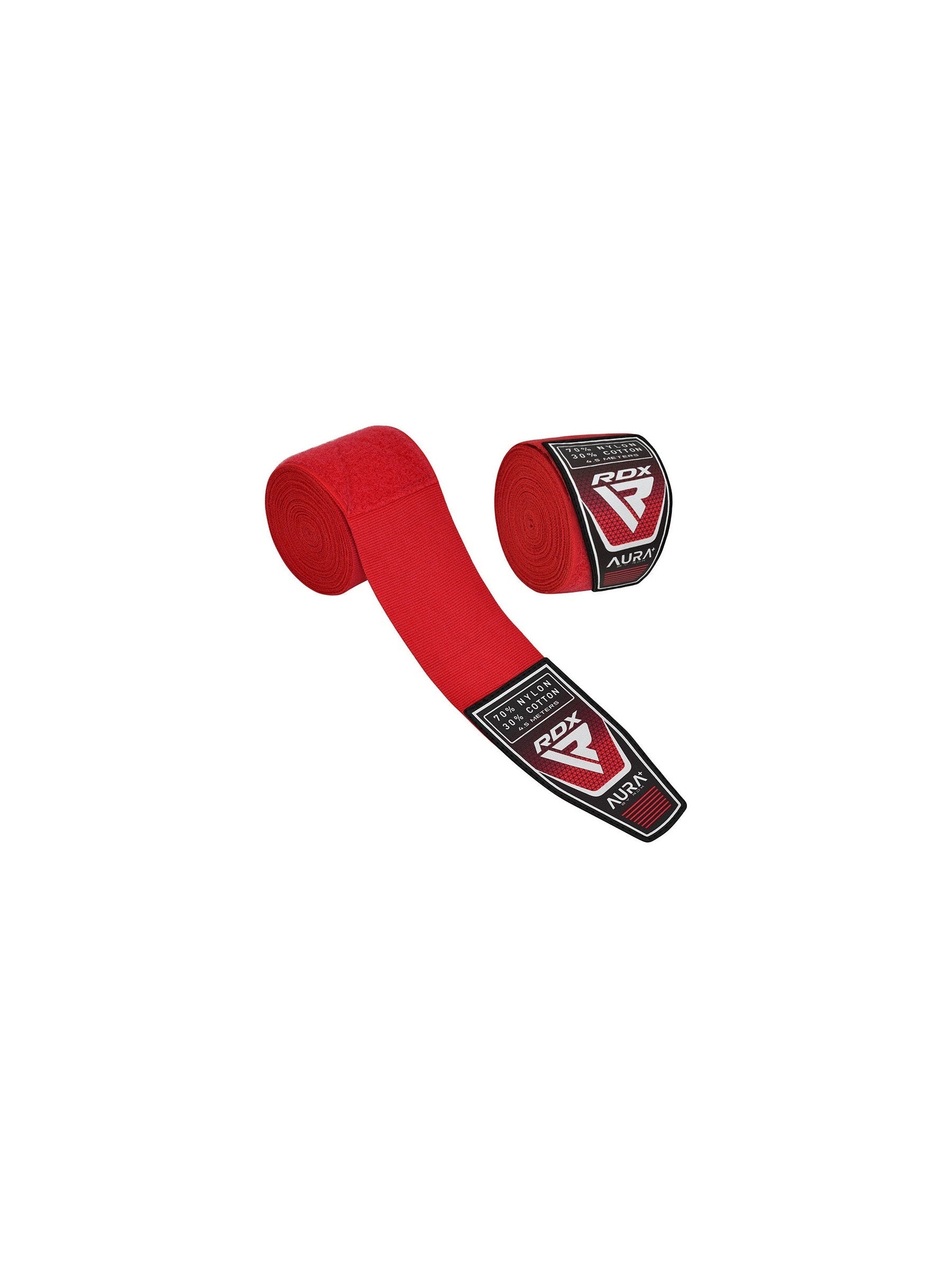 RDX Aura Plus T-17 Boxing Hand Wraps Red
