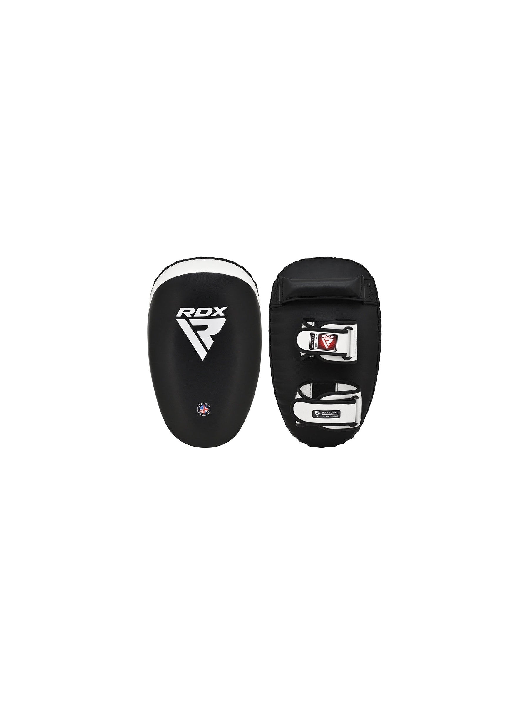 RDX T3 Elite Muay Thai Kick Pads White/Black