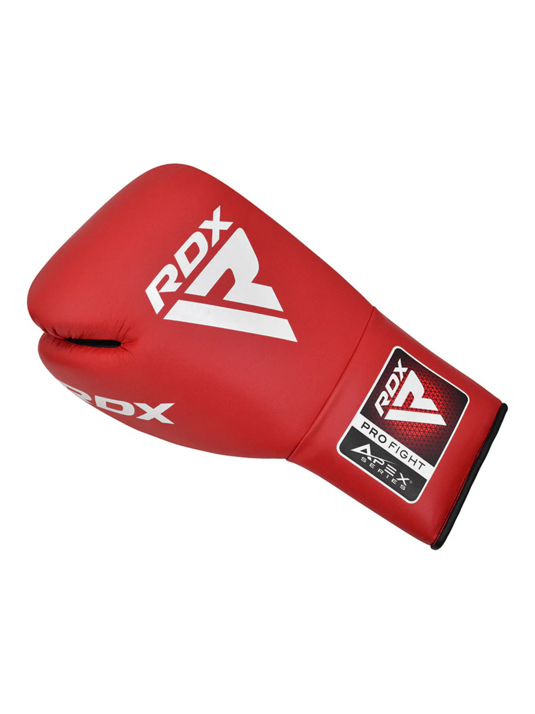 RDX APEX Competition Fight Lace Up Boxing Gloves – Pro Fight Gloves | Red & Blue | 8–10 oz