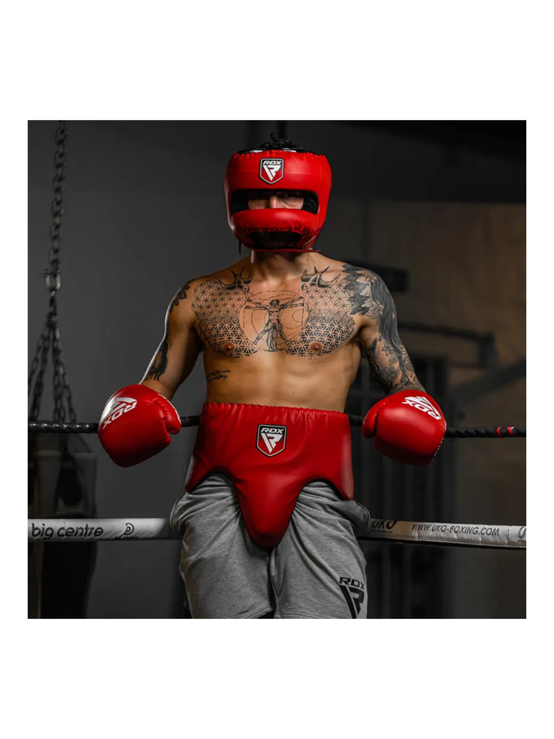 RDX APEX Competition Fight Lace Up Boxing Gloves – Pro Fight Gloves | Red & Blue | 8–10 oz