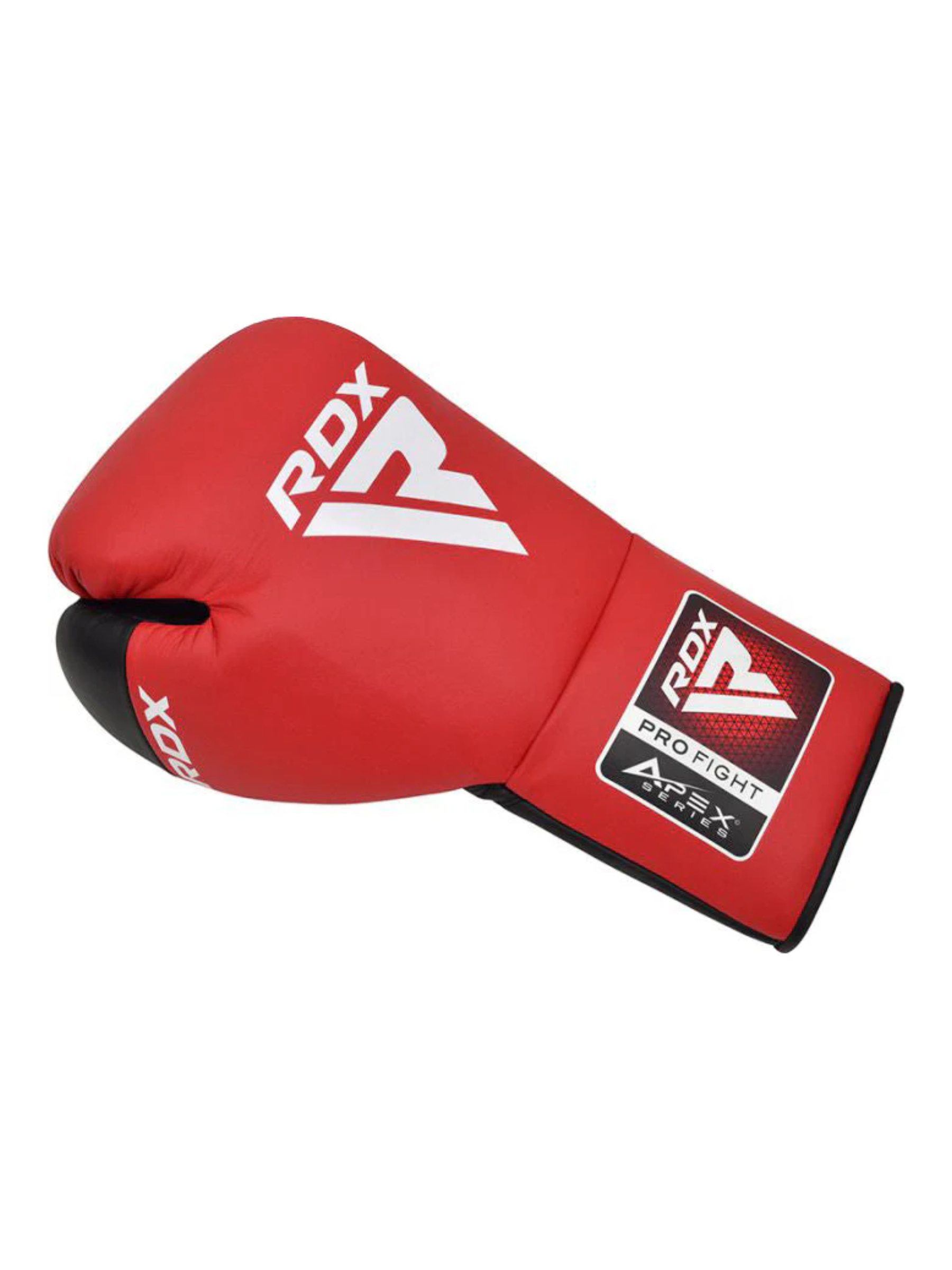 RDX APEX A3 Competition Lace-Up Fight Boxing Gloves – Pro Fight Gloves | Red & Blue | 8–10 oz