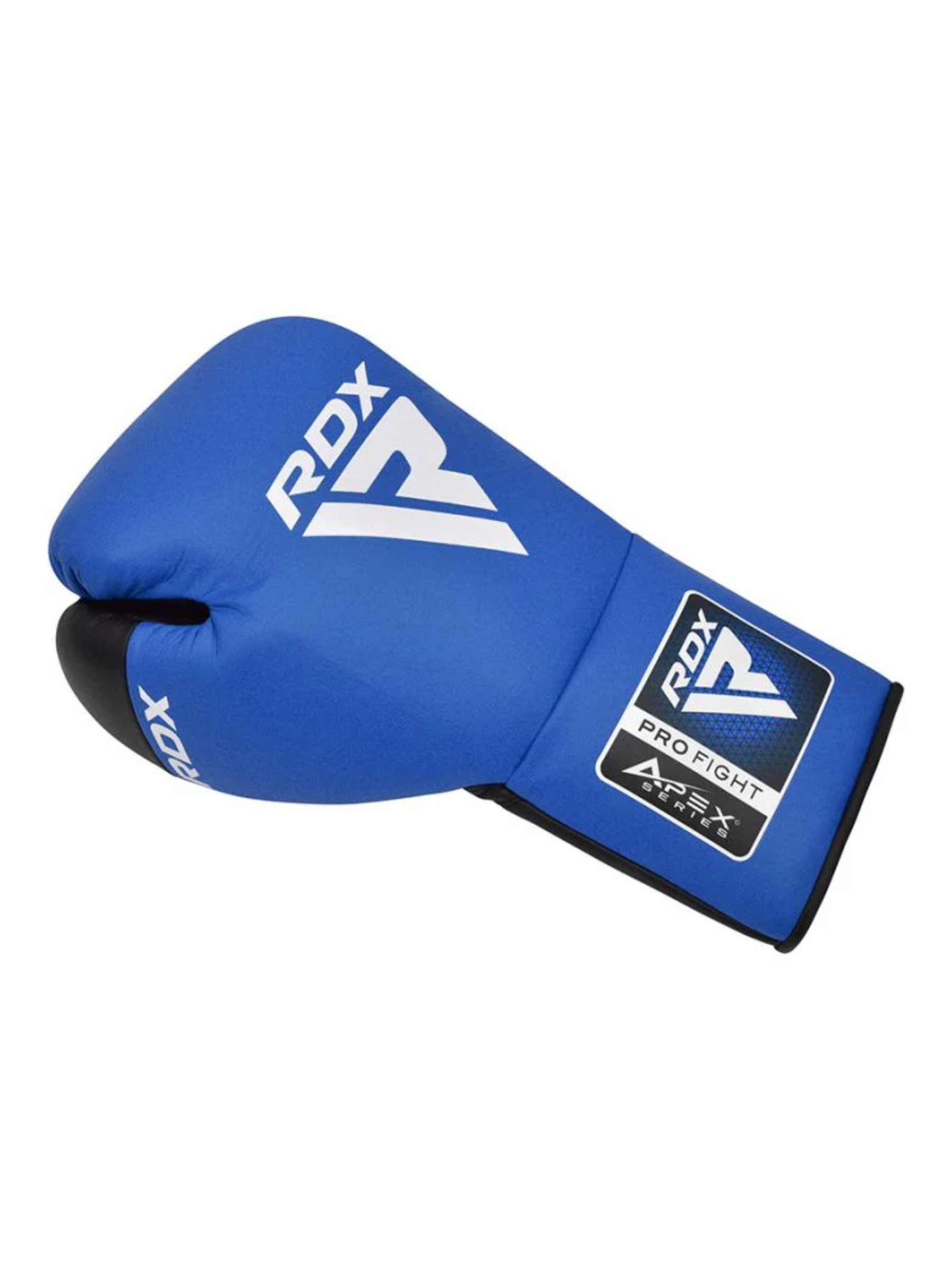 RDX APEX A3 Competition Lace-Up Fight Boxing Gloves – Pro Fight Gloves | Red & Blue | 8–10 oz