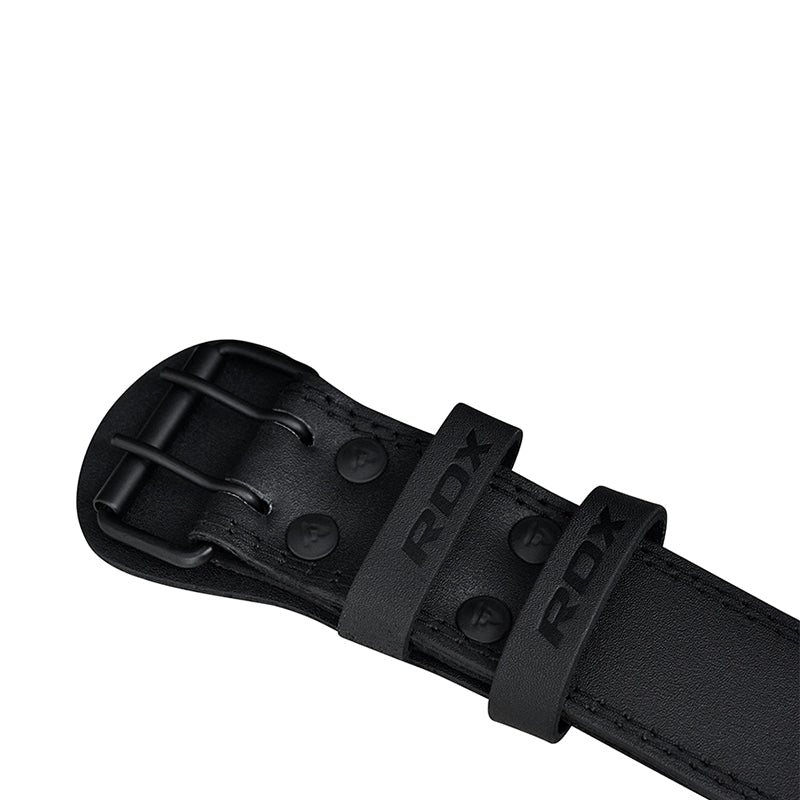RDX 4 Inch Leather Weightlifting Gym Belt
