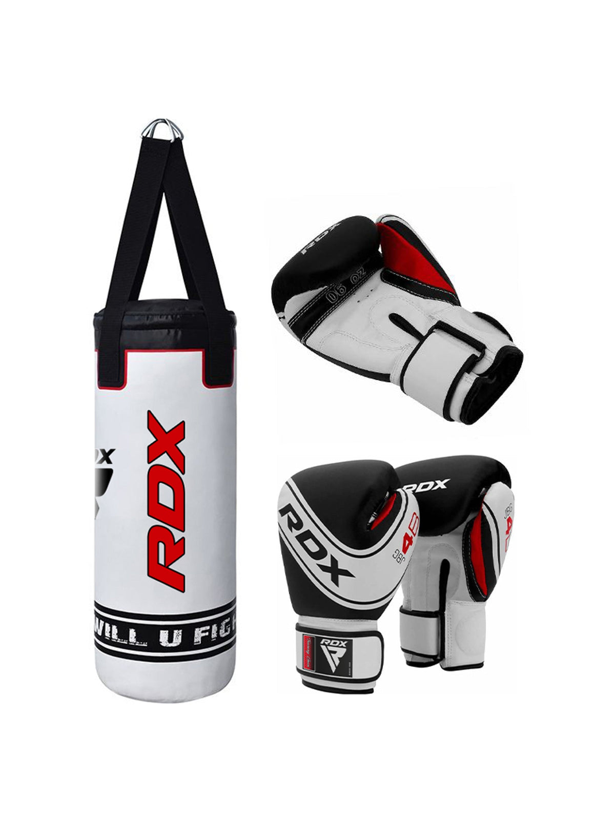RDX 4W 2ft Robo Kids Punch Bag with Gloves Set