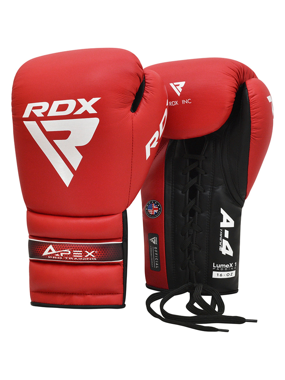 RDX APEX Lace Up Training/Sparring Boxing Gloves
