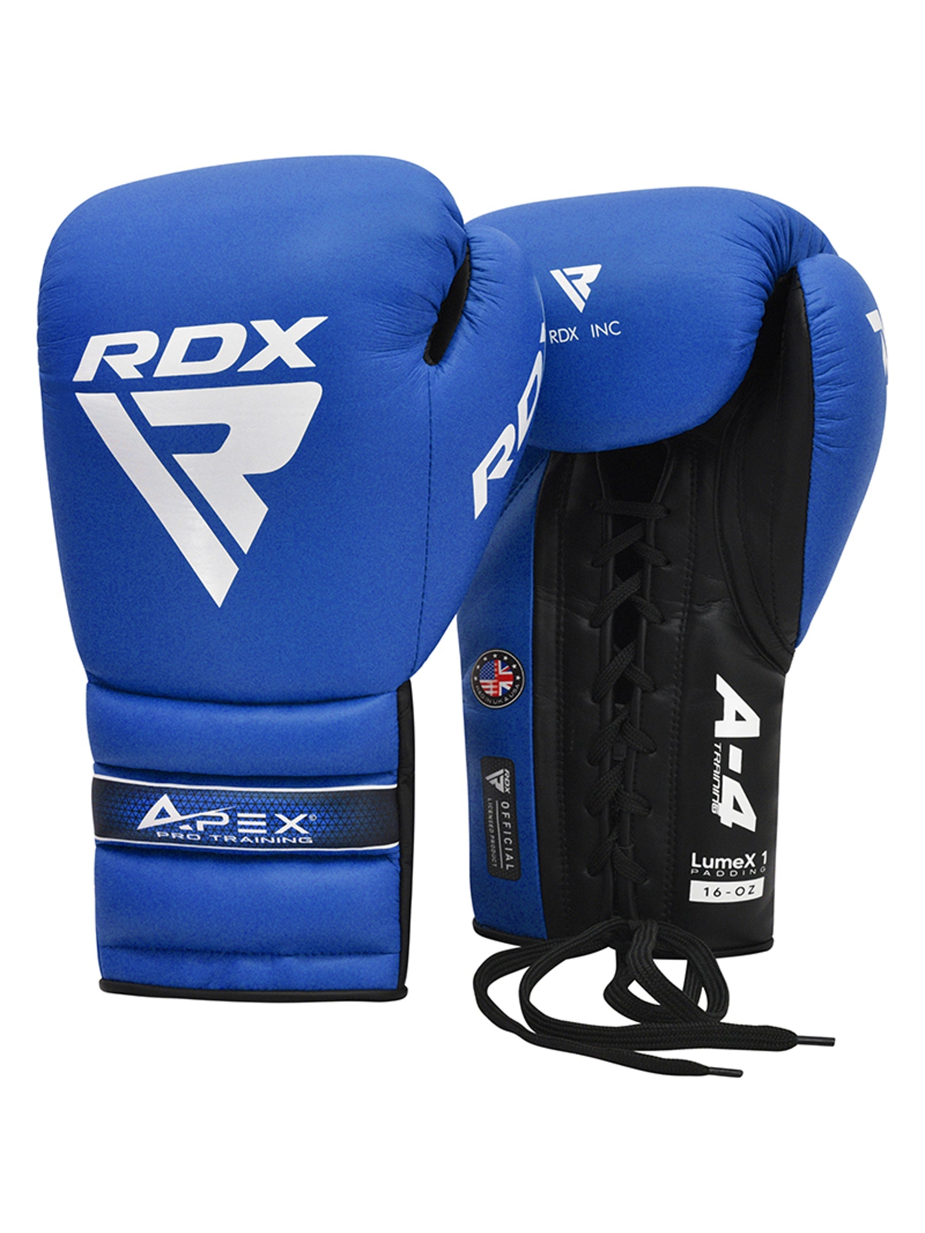RDX APEX Lace Up Training/Sparring Boxing Gloves