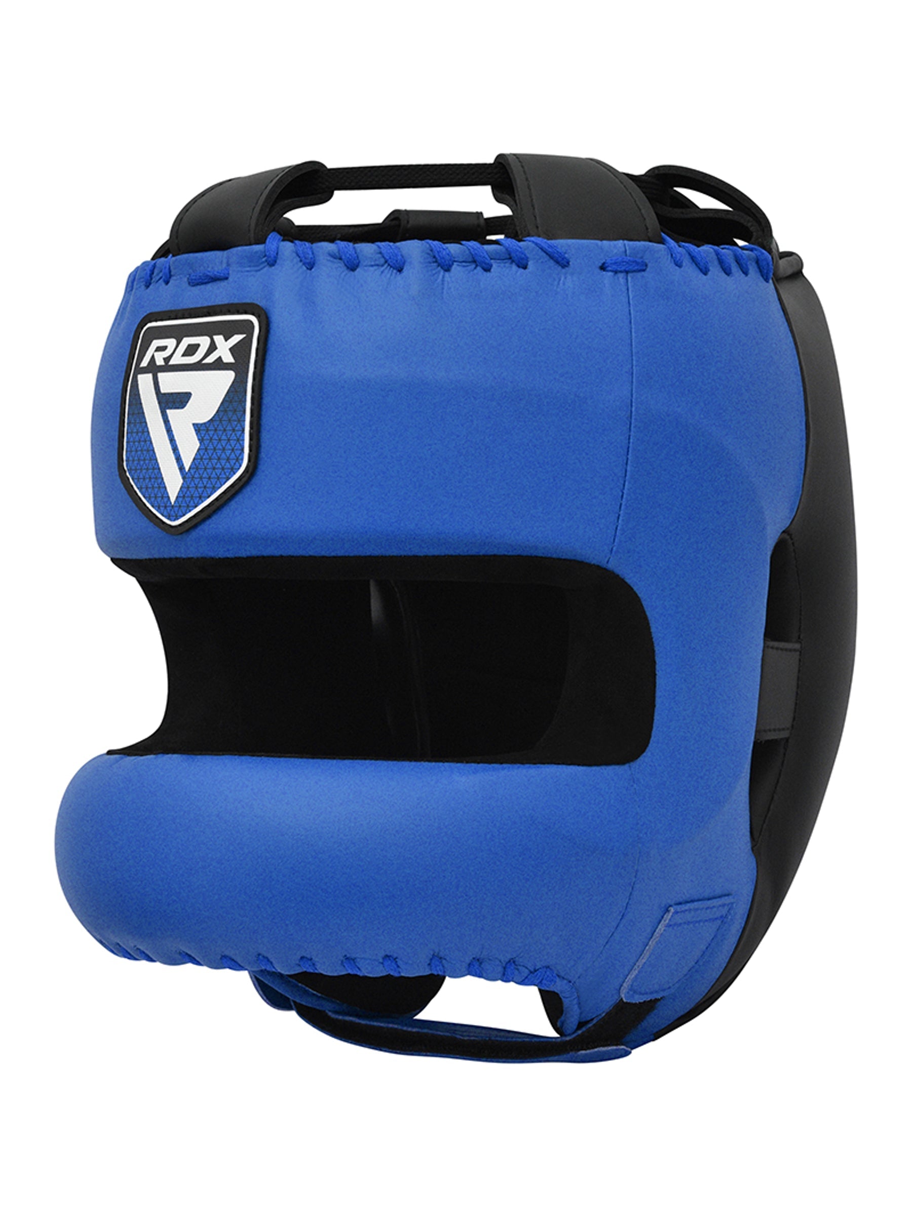 RDX APEX Boxing Head Gear with Nose Protection Bar - Blue