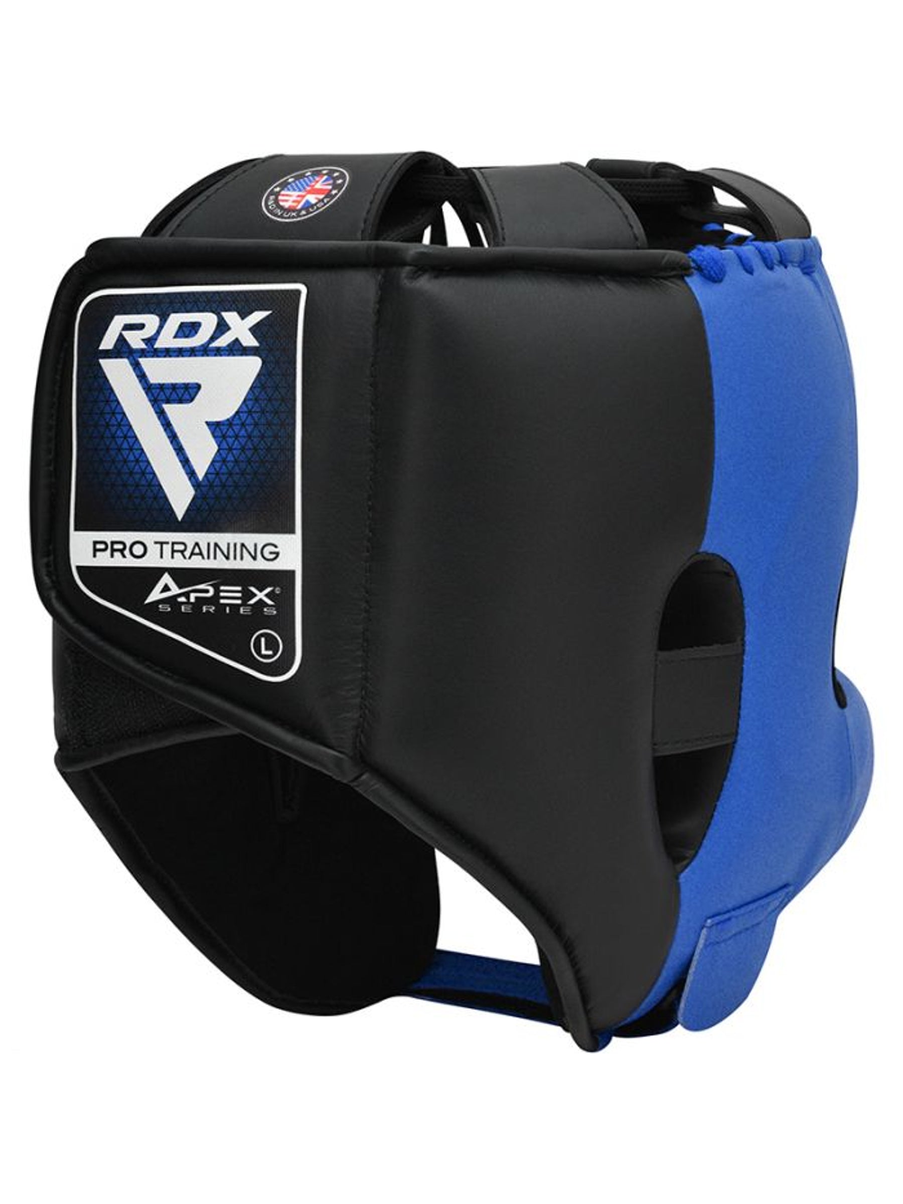 RDX APEX Boxing Head Gear with Nose Protection Bar - Blue