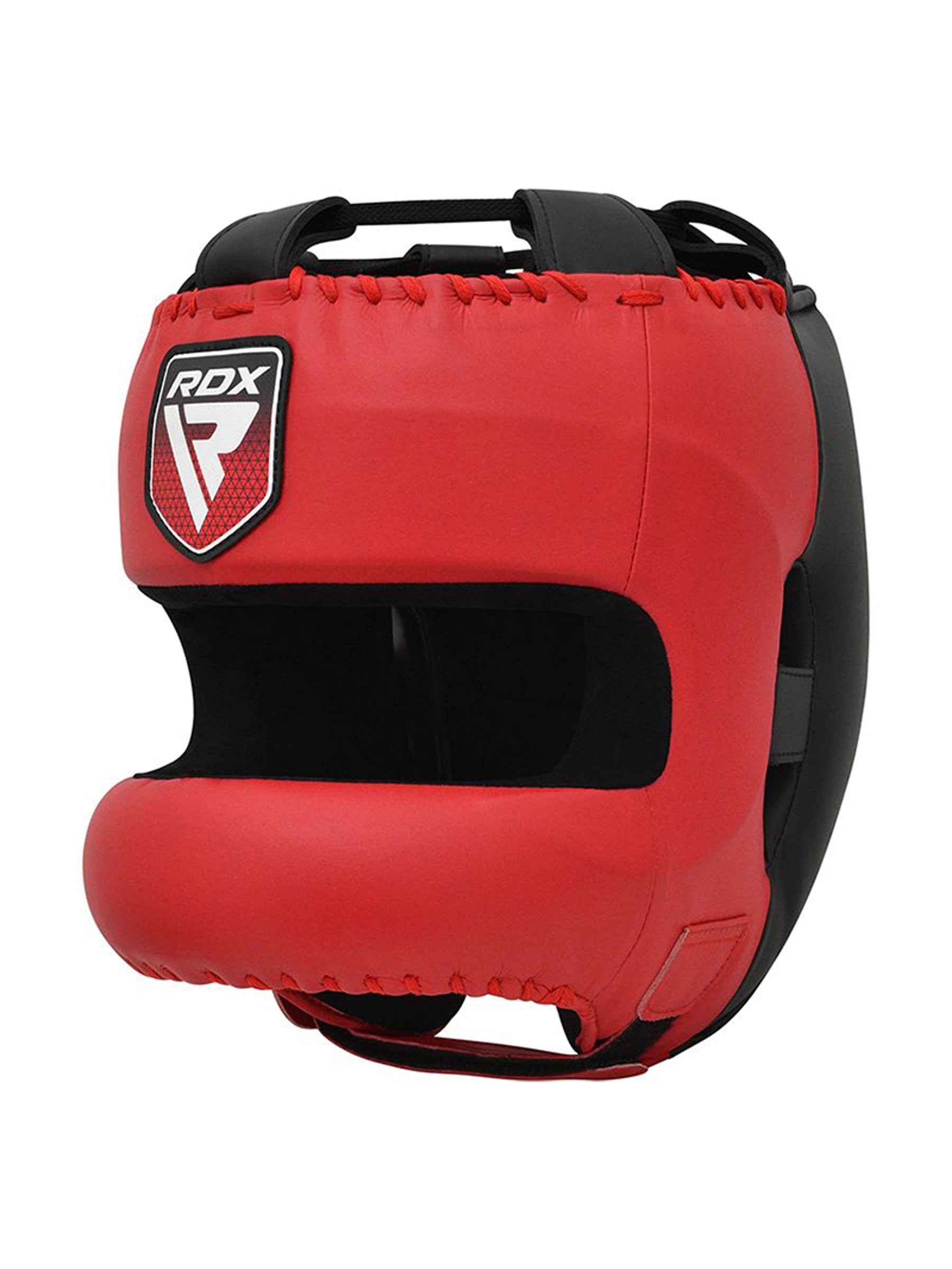 RDX APEX Boxing Head Gear with Nose Protection Bar - Red