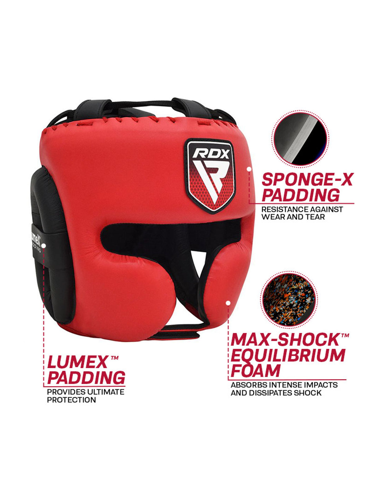RDX APEX Boxing Head Gear with Cheek Protector
