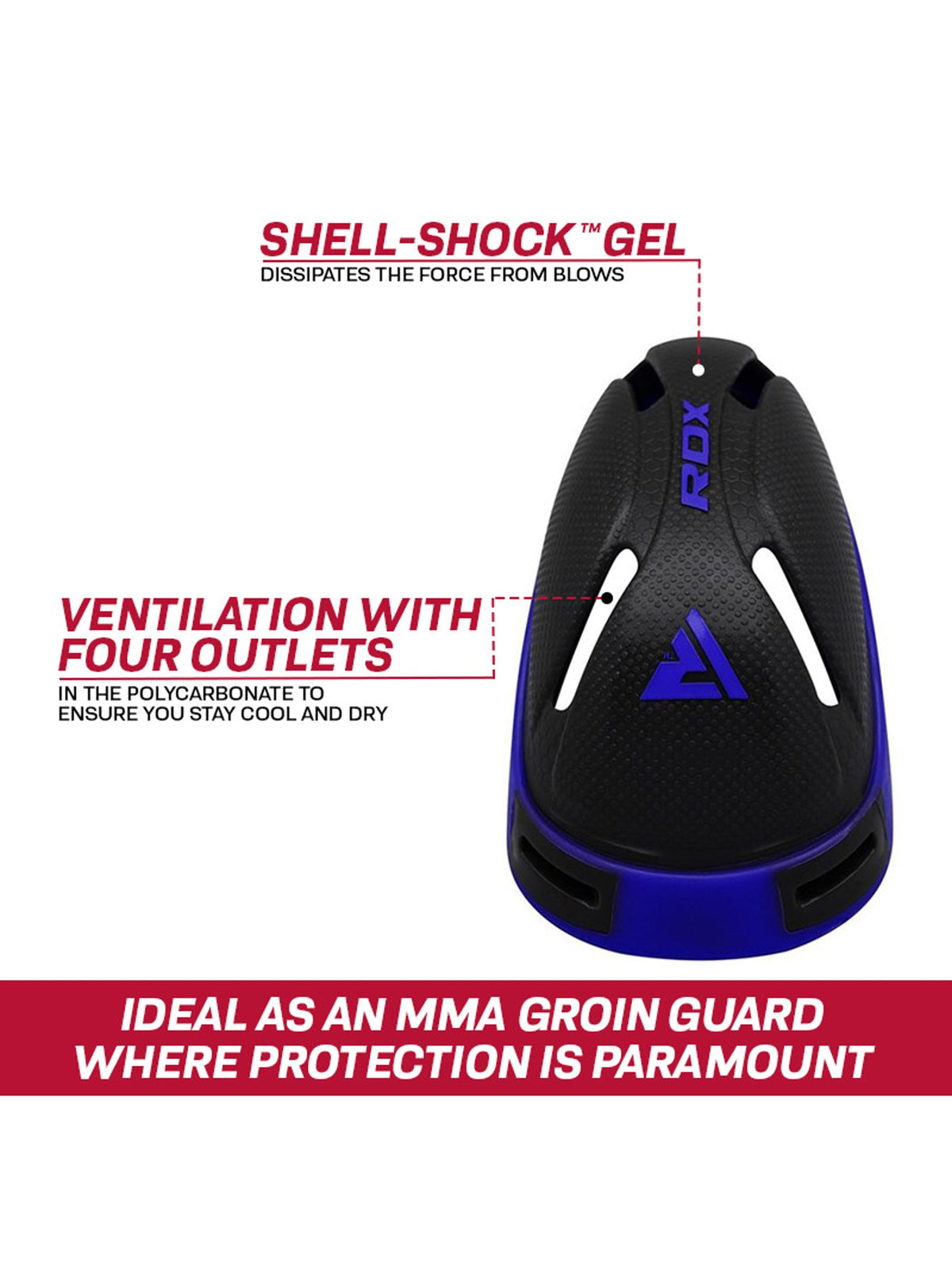 RDX CX Polygel Groin Cup Protector