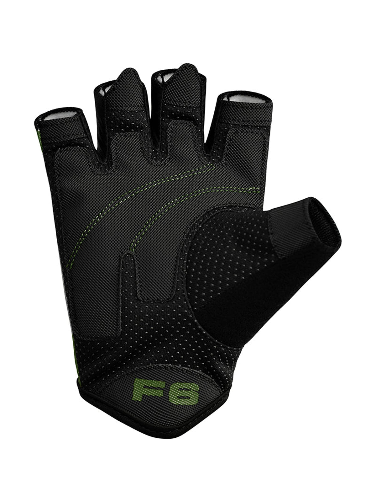RDX F6 Fitness Gym Gloves, green, image 3
