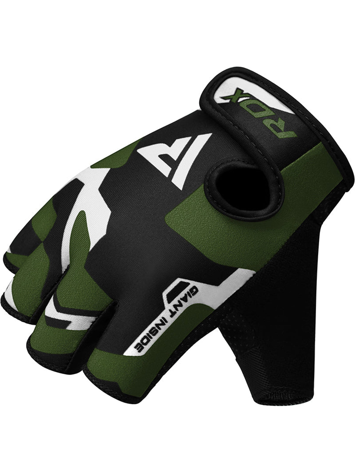 RDX F6 Fitness Gym Gloves, green, image 4