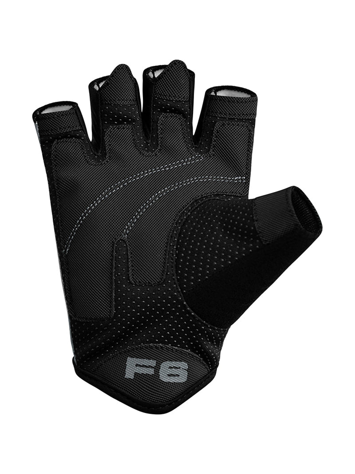 RDX F6 Fitness Gym Gloves, grey, image 2
