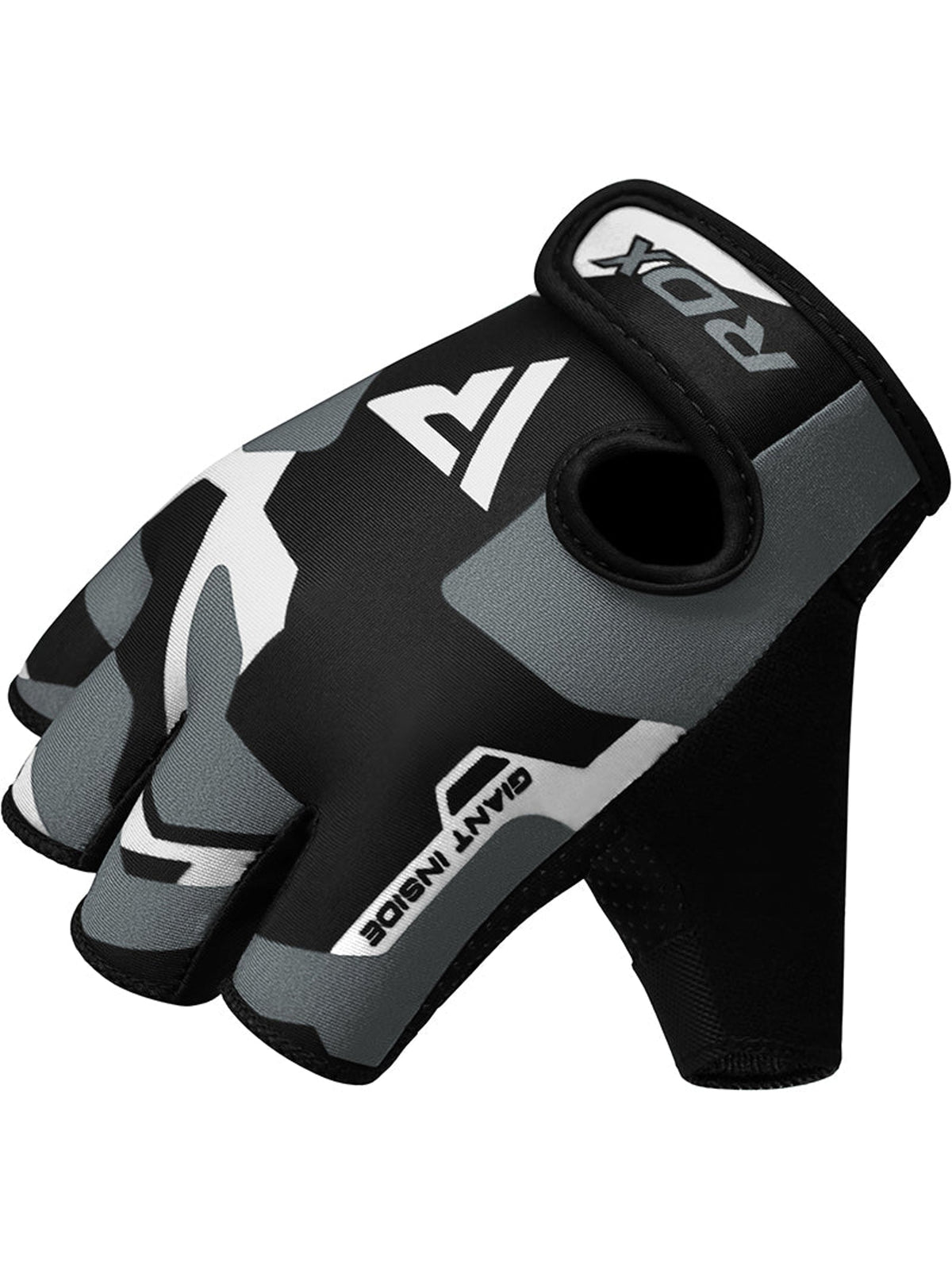 RDX F6 Fitness Gym Gloves, grey, image 3