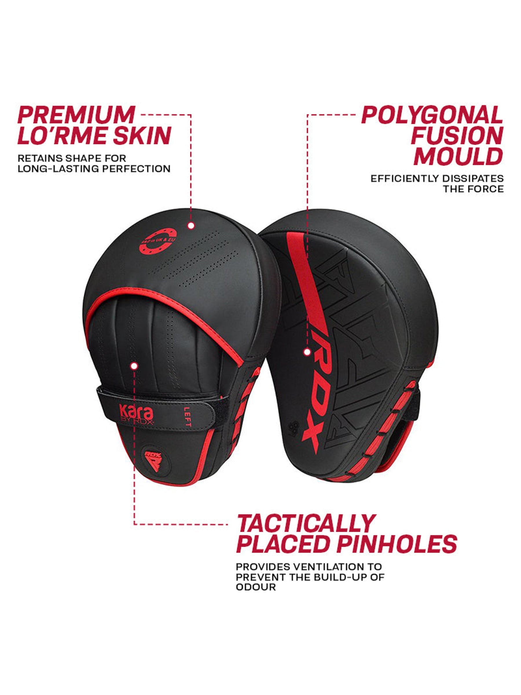 RDX F6 KARA Focus Pads - Red