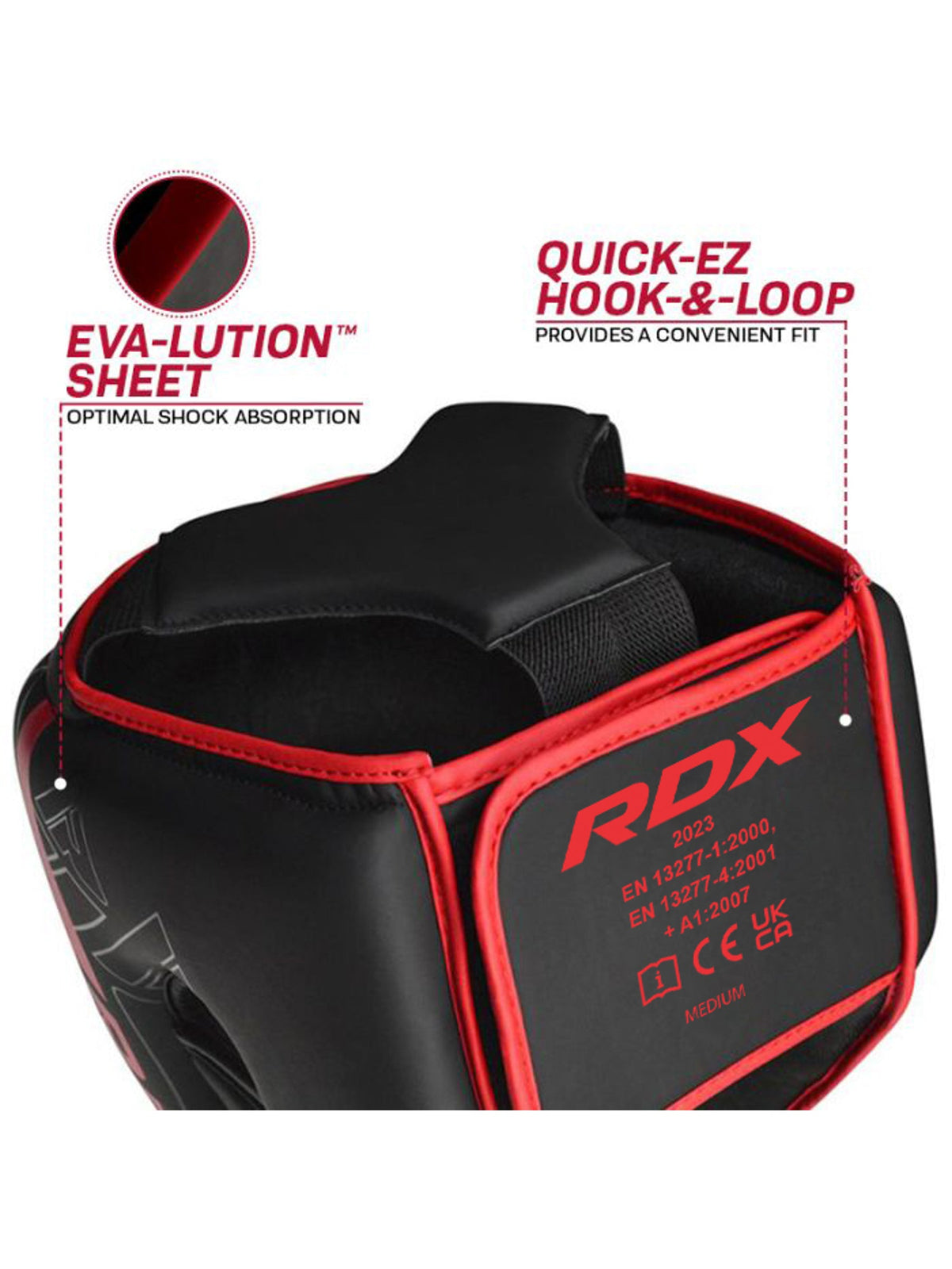 RDX F6 KARA Head Guard - Red