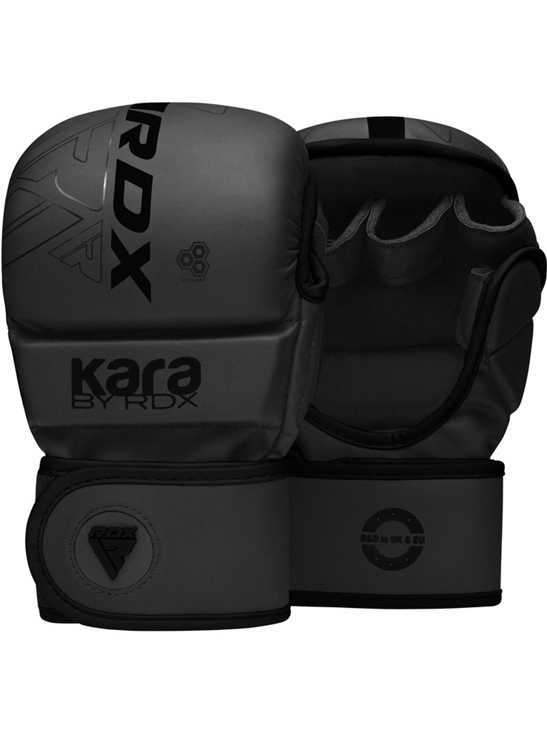 RDX F6 KARA MMA Sparring Gloves 7oz - Black