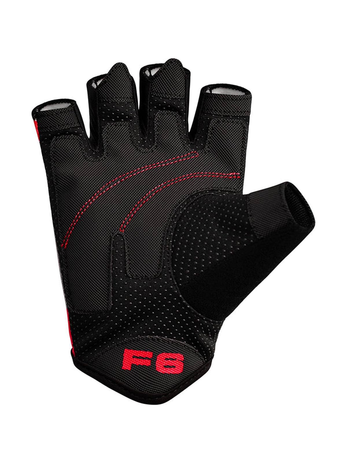 RDX F6 Fitness Gym Gloves, red, image 3
