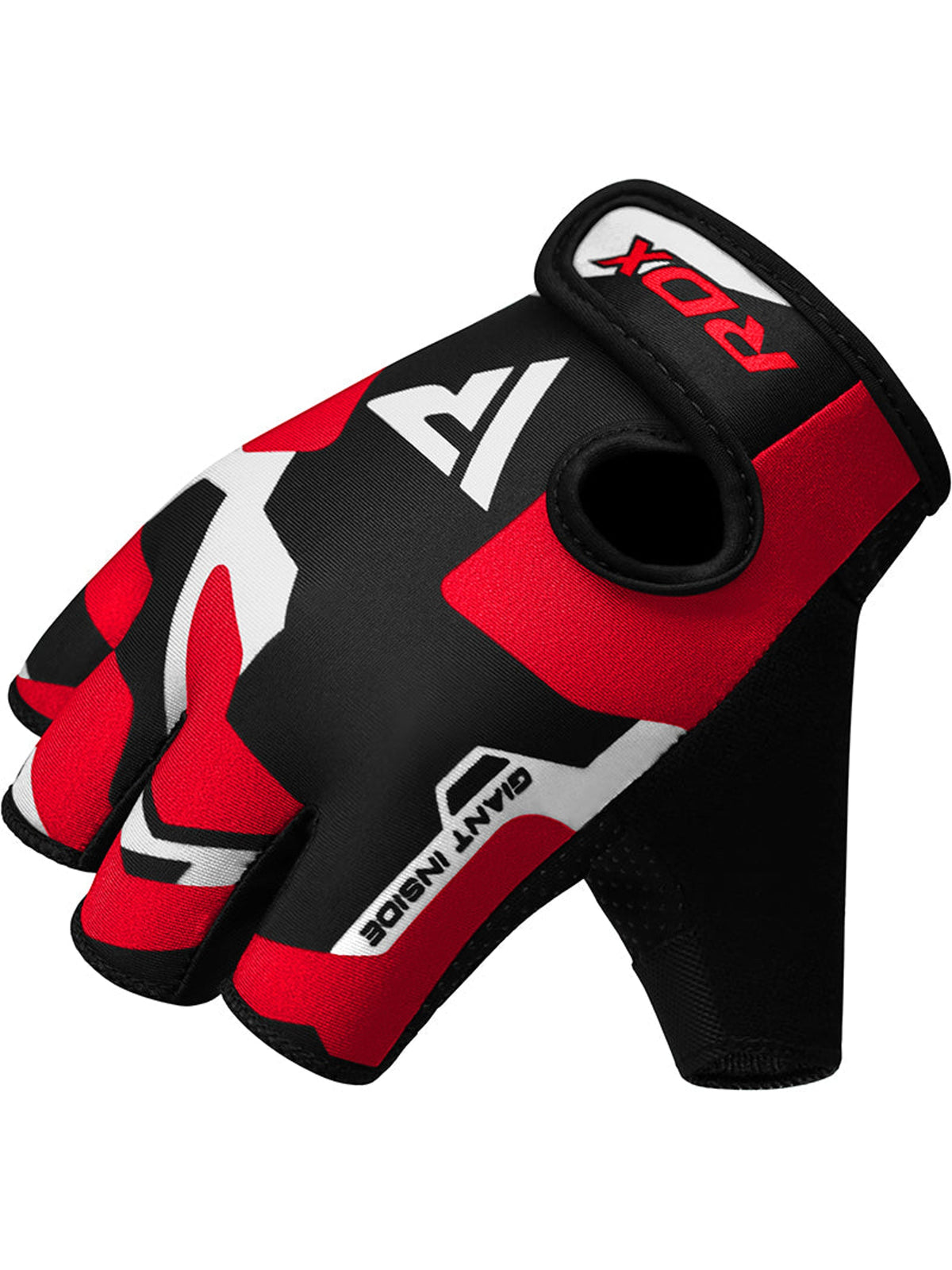 RDX F6 Fitness Gym Gloves, red, image 4