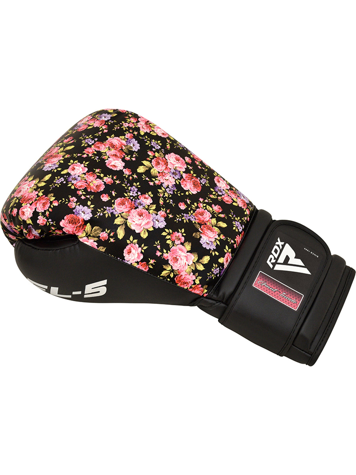 RDX FL5 Floral Boxing Gloves - Black