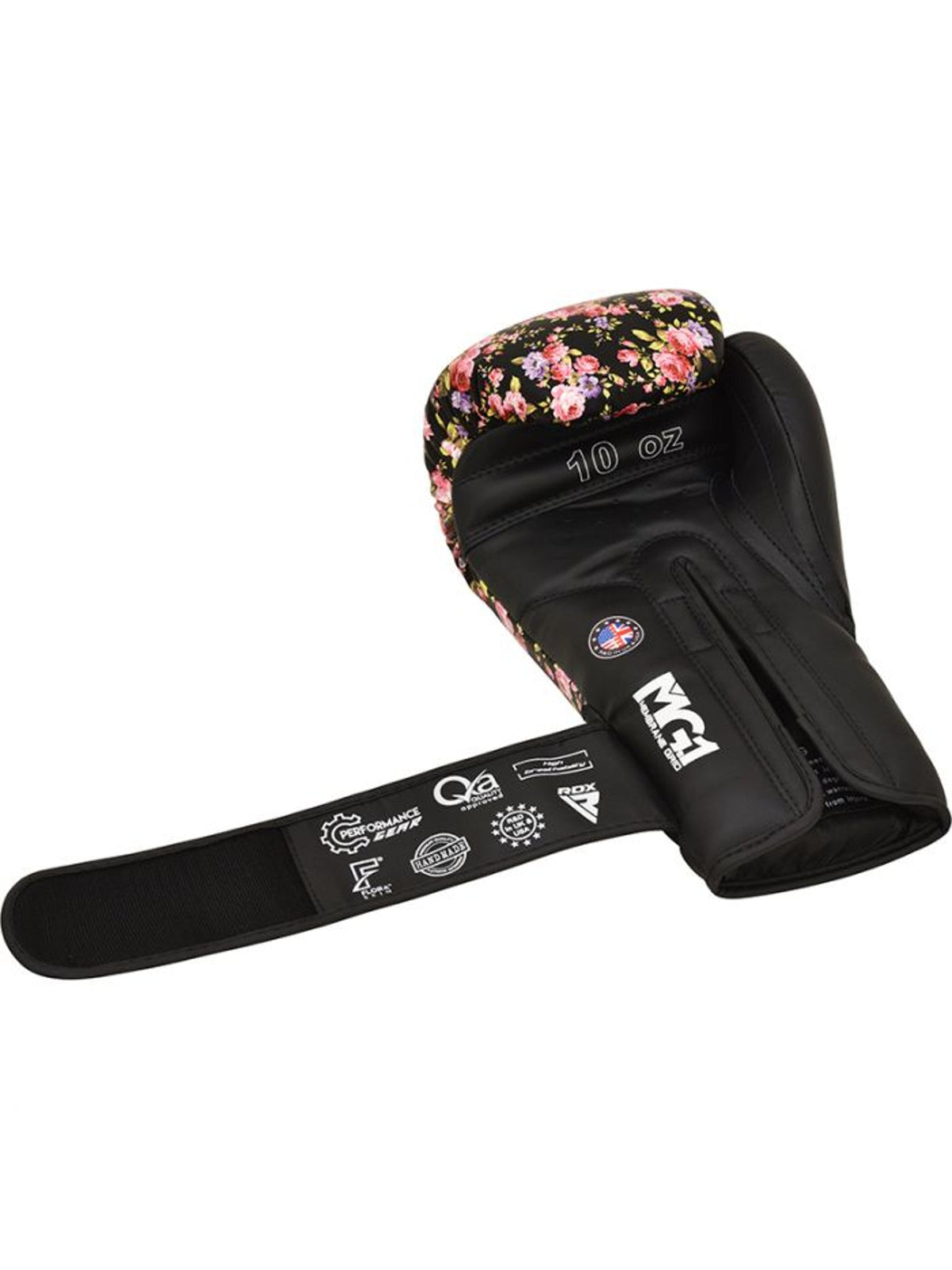 RDX FL5 Floral Boxing Gloves - Black