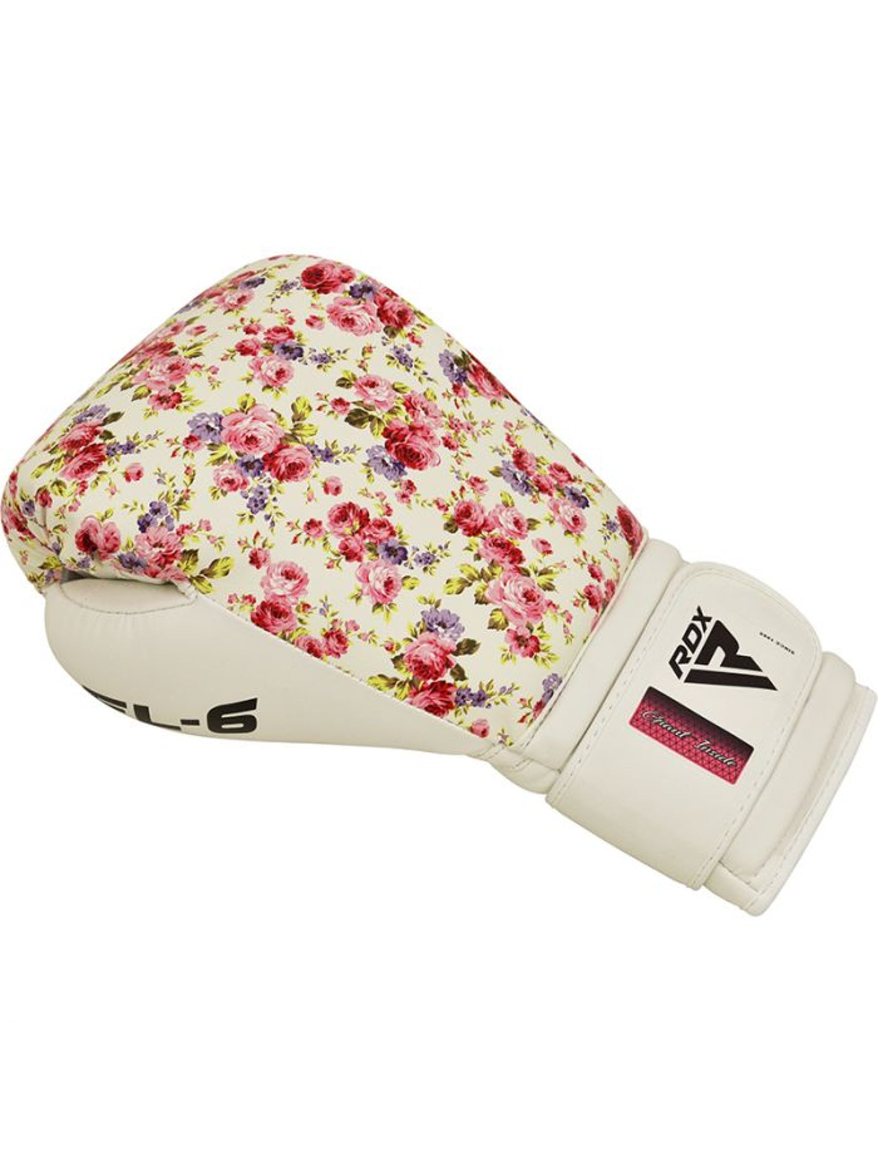 RDX FL6 Floral Boxing Gloves - White