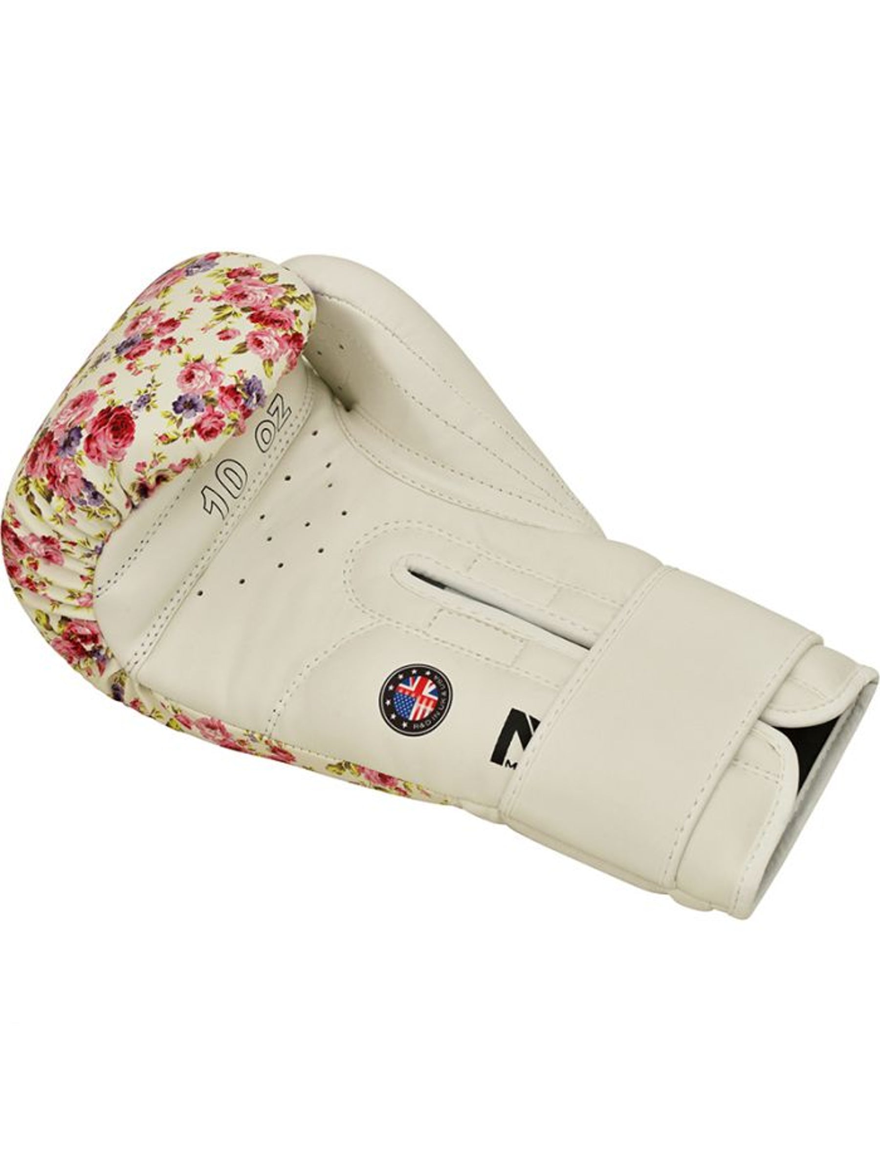 RDX FL6 Floral Boxing Gloves - White