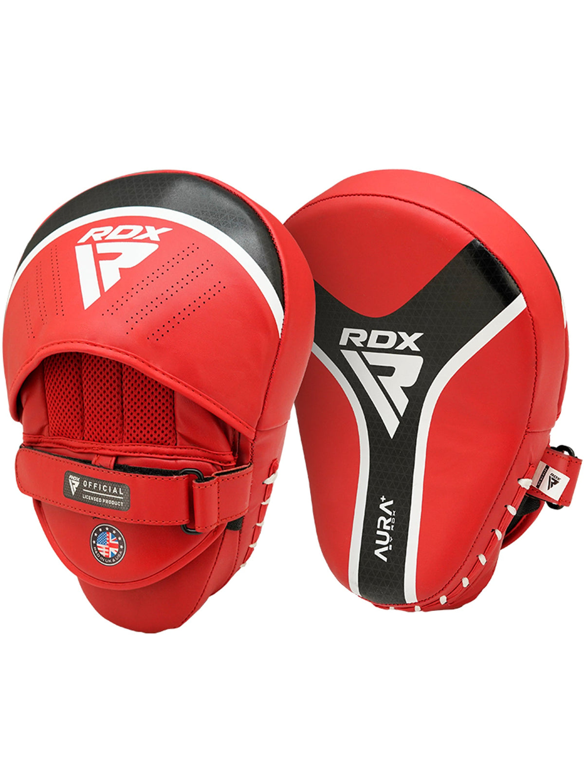 RDX Aura Plus T-17 Focus Pads - Red/Black