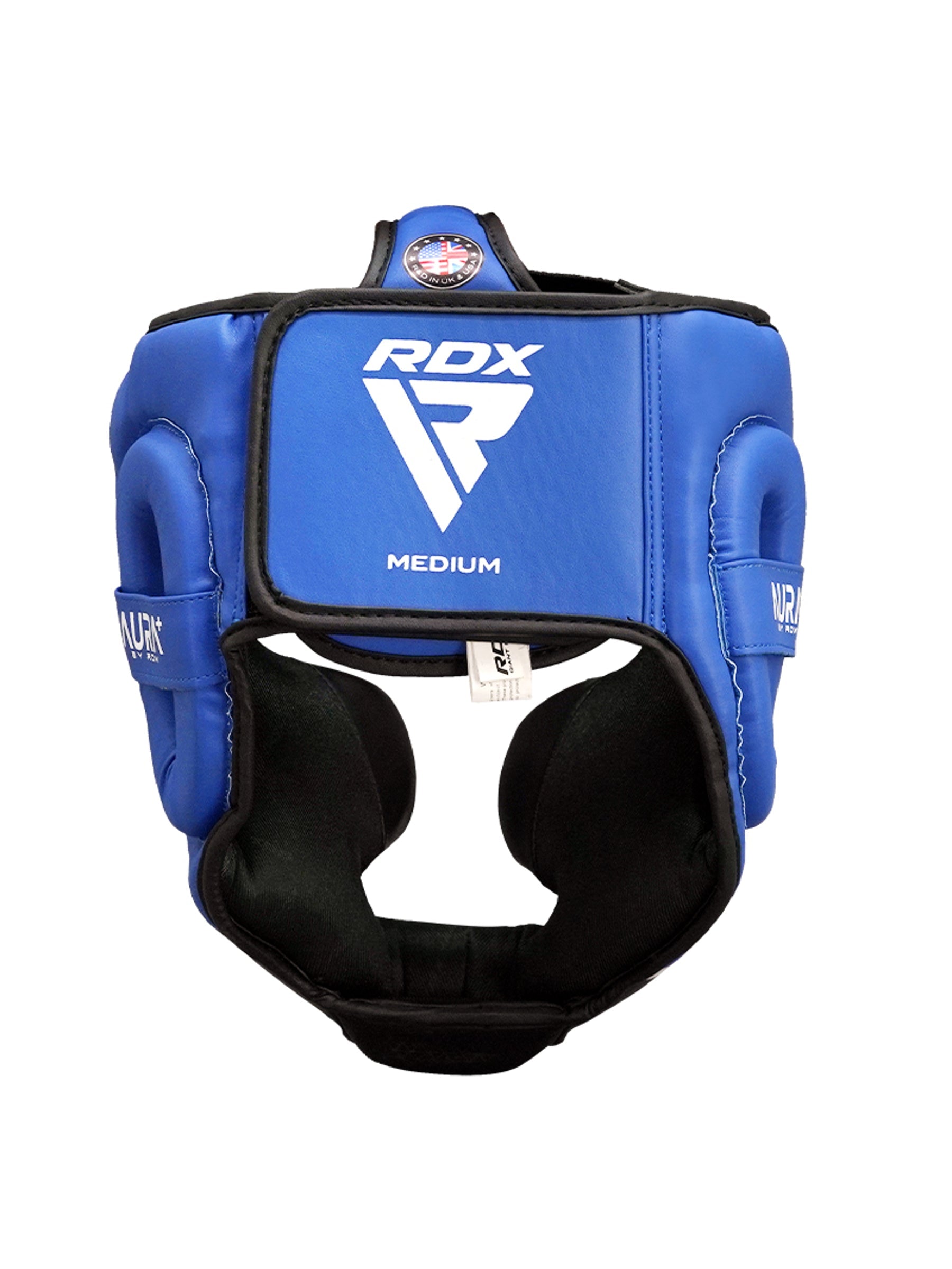 RDX Aura Plus T-17 Head Guard - Blue/Black